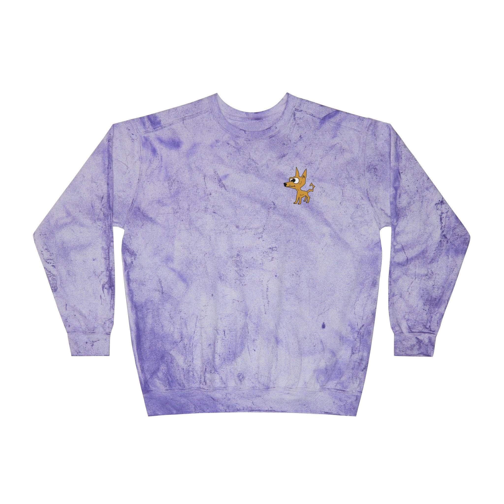 Arlo the Dog Unisex Color Blast Crewneck Sweatshirt