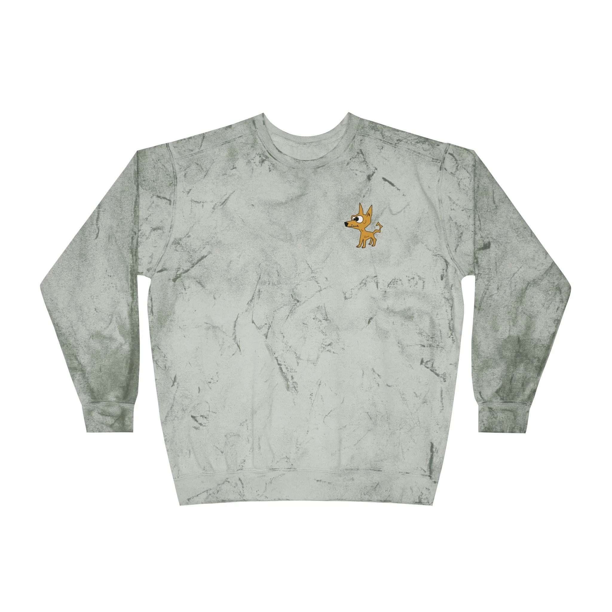 Arlo the Dog Unisex Color Blast Crewneck Sweatshirt