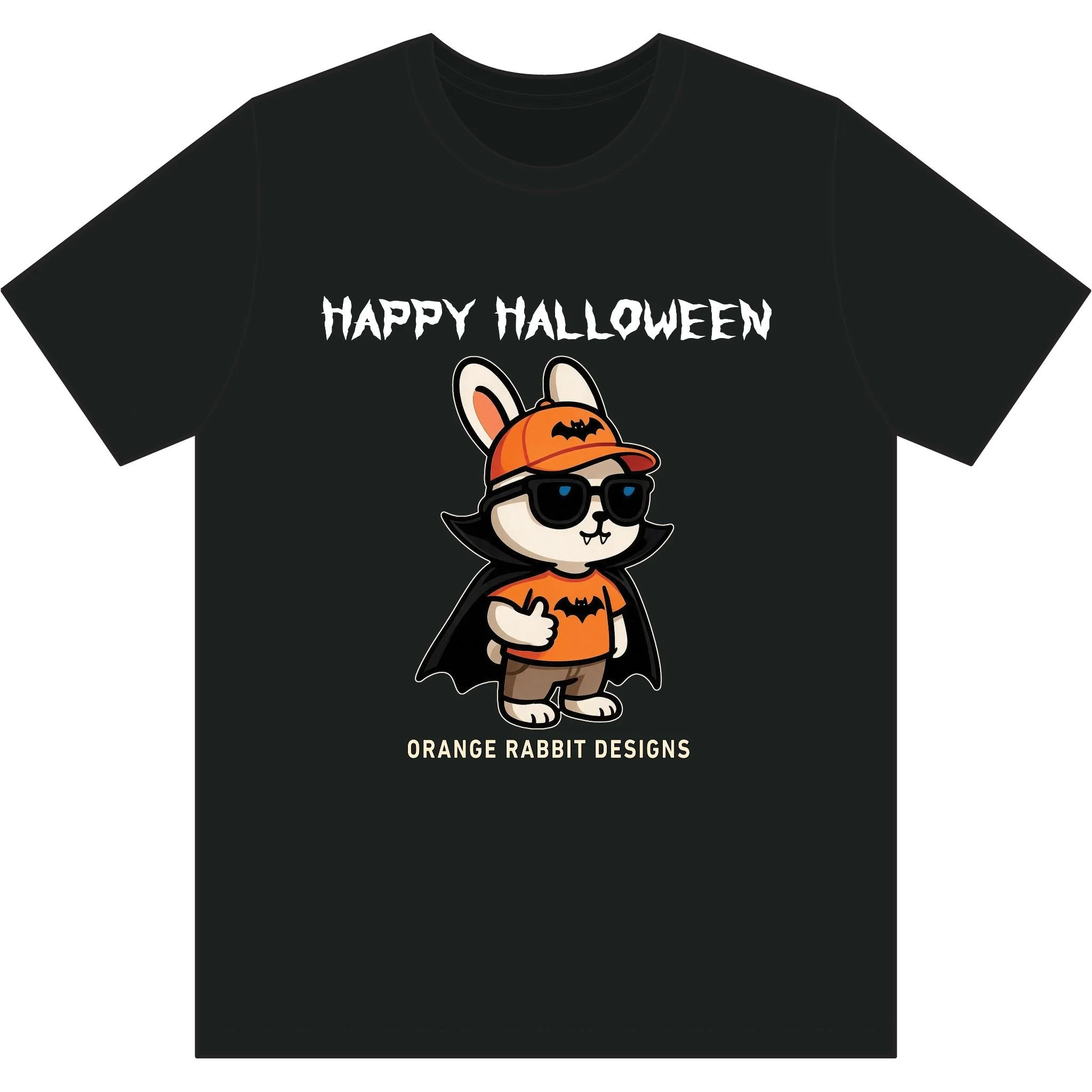 Orange Rabbit Designs Halloween Recycled Cotton T‑Shirt