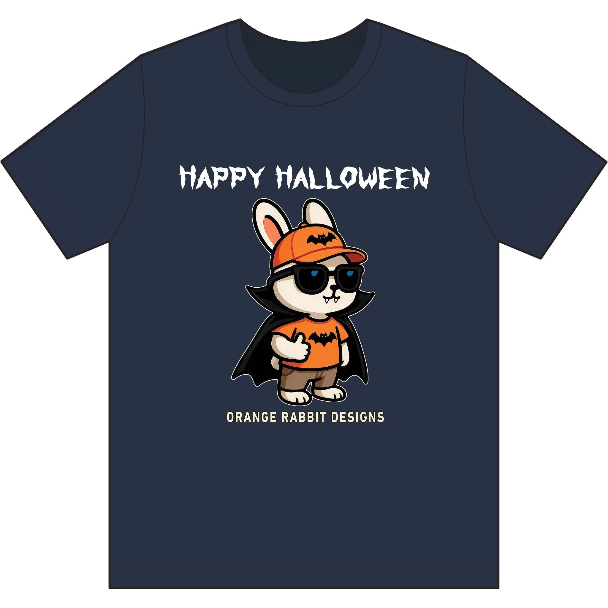 Orange Rabbit Designs Halloween Recycled Cotton T‑Shirt
