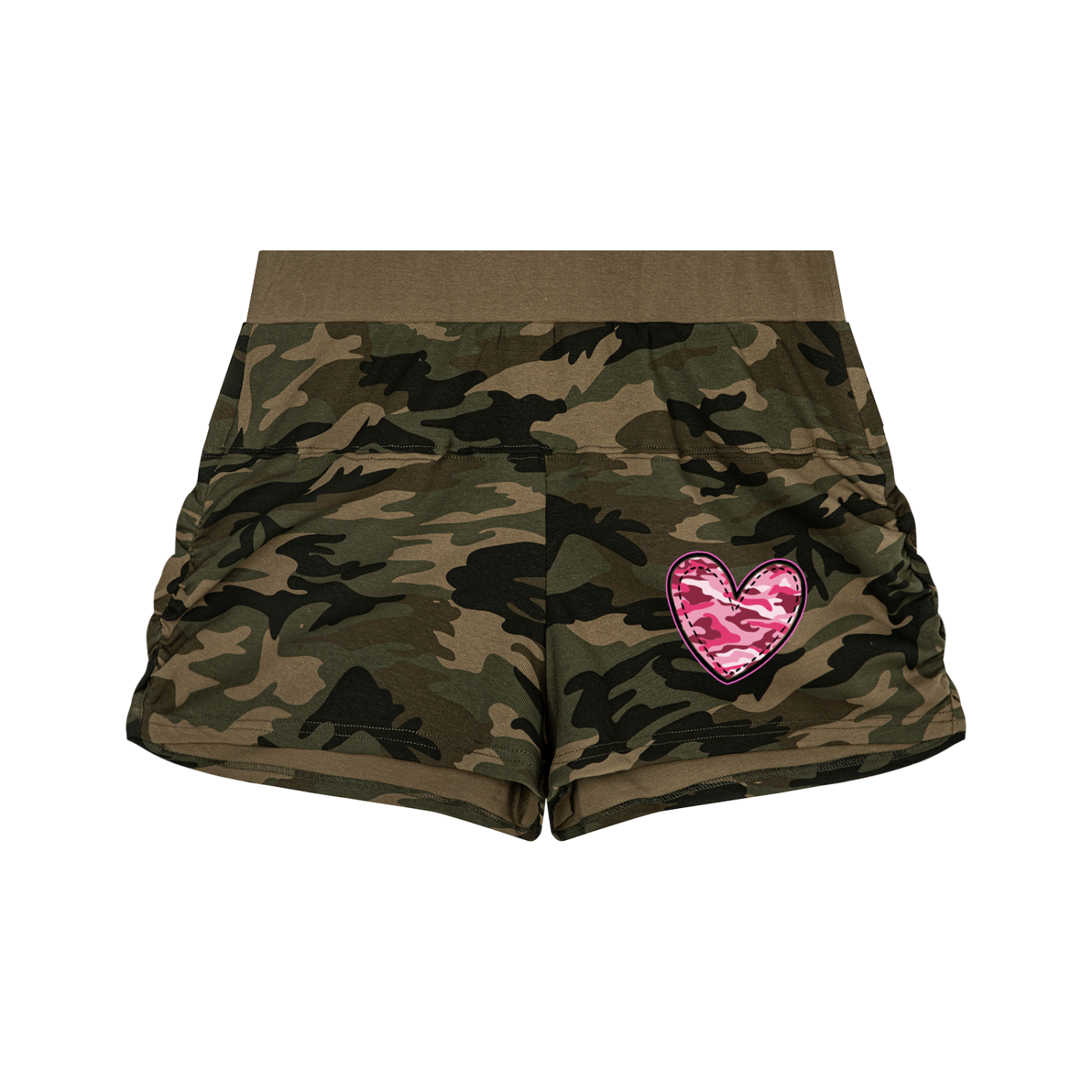 Women's Camo Heart Streetwear Set