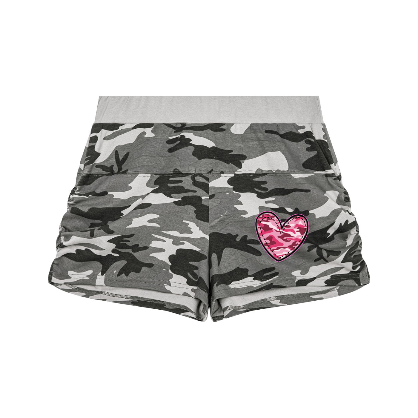 Women's Camo Heart Streetwear Set