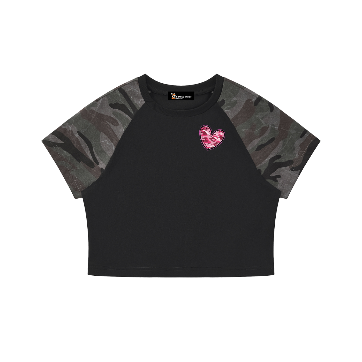 Women's Camo Heart Streetwear Set