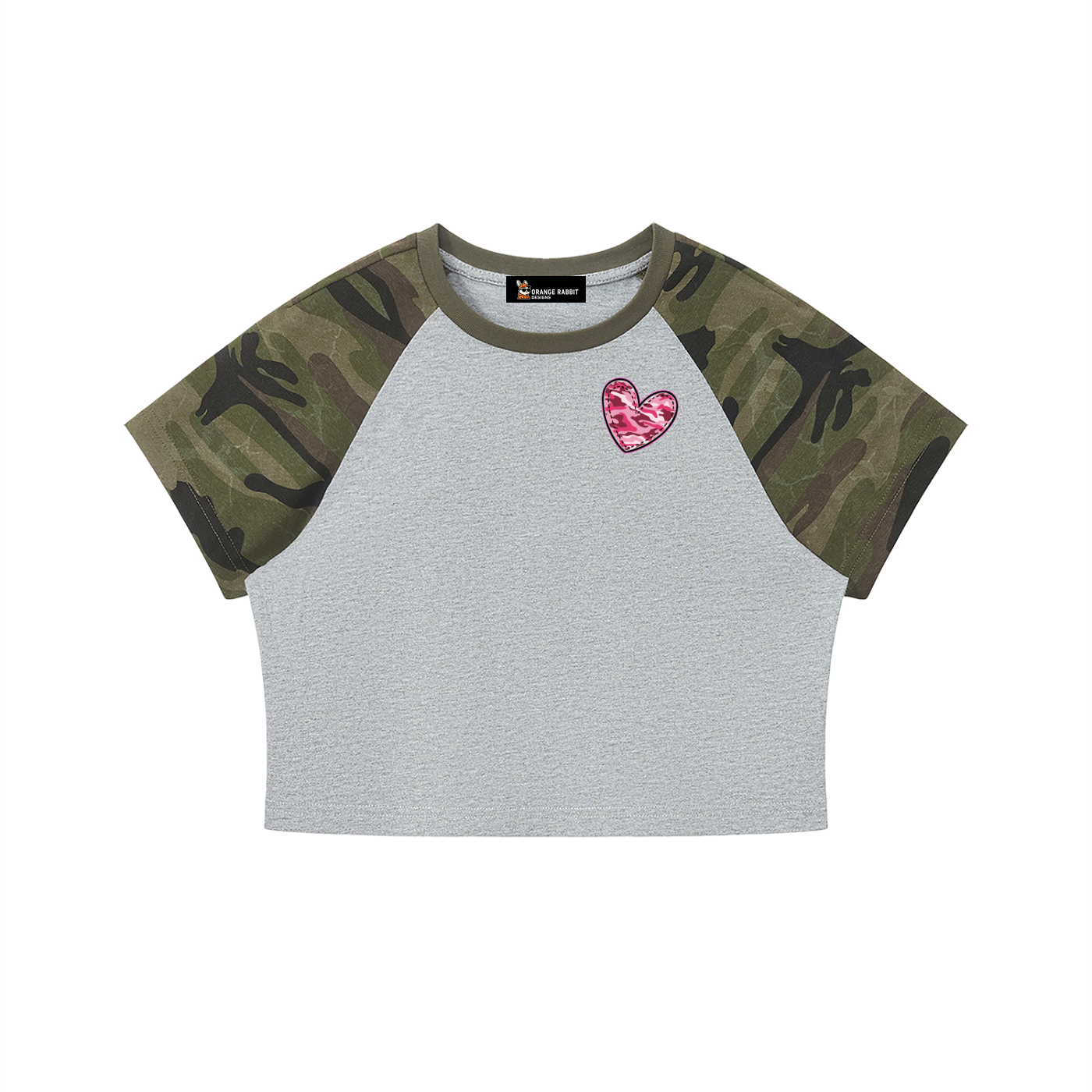 Women's Camo Heart Streetwear Set