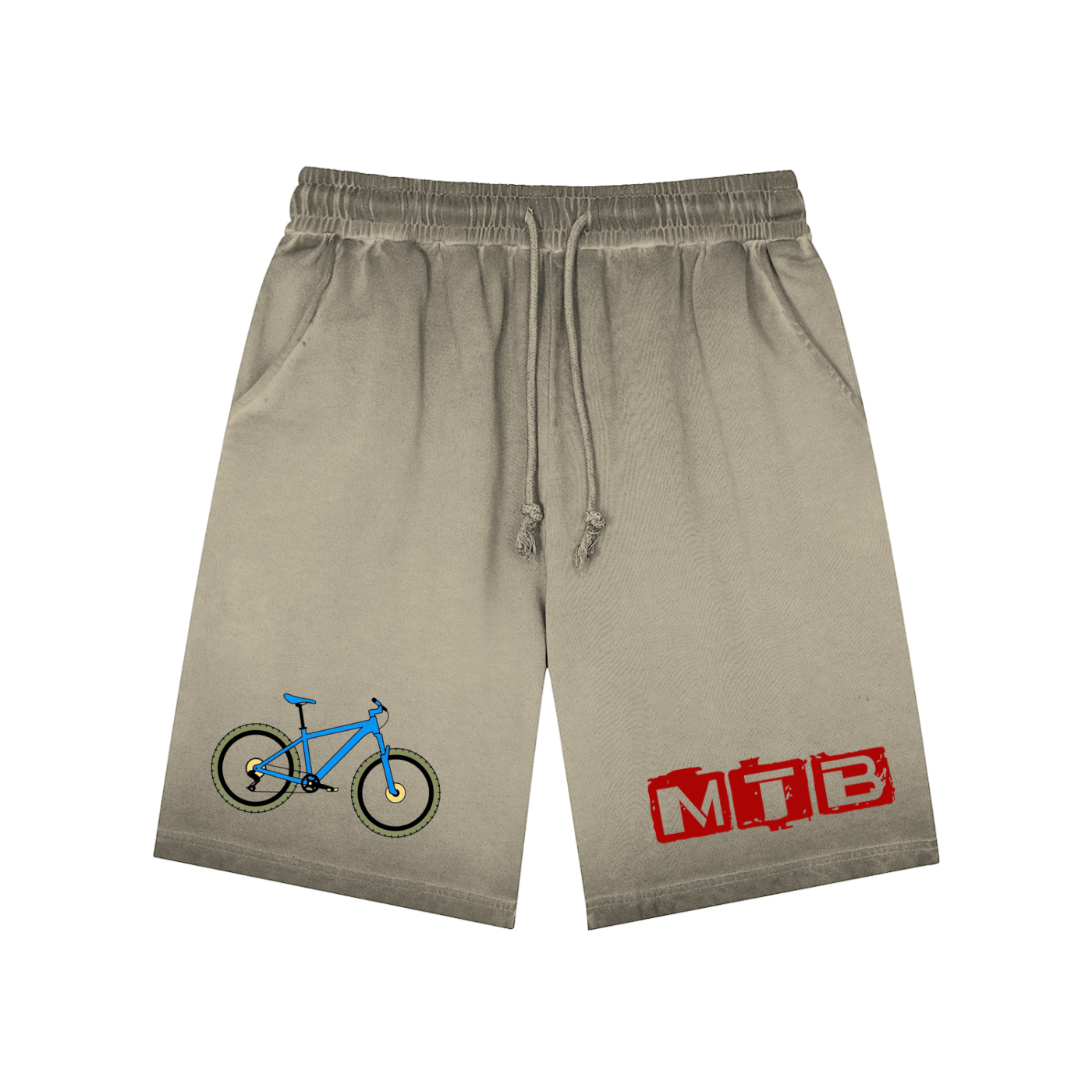 Mountain Bike Trail Rider Reverse Dyed Tee, Tank & Shorts