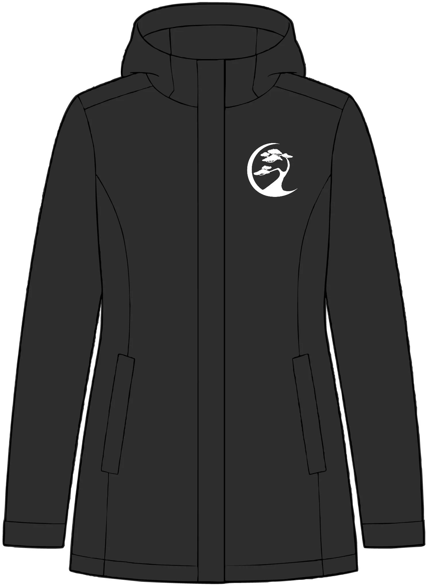 Women's Bonsai Tree Rain Jacket