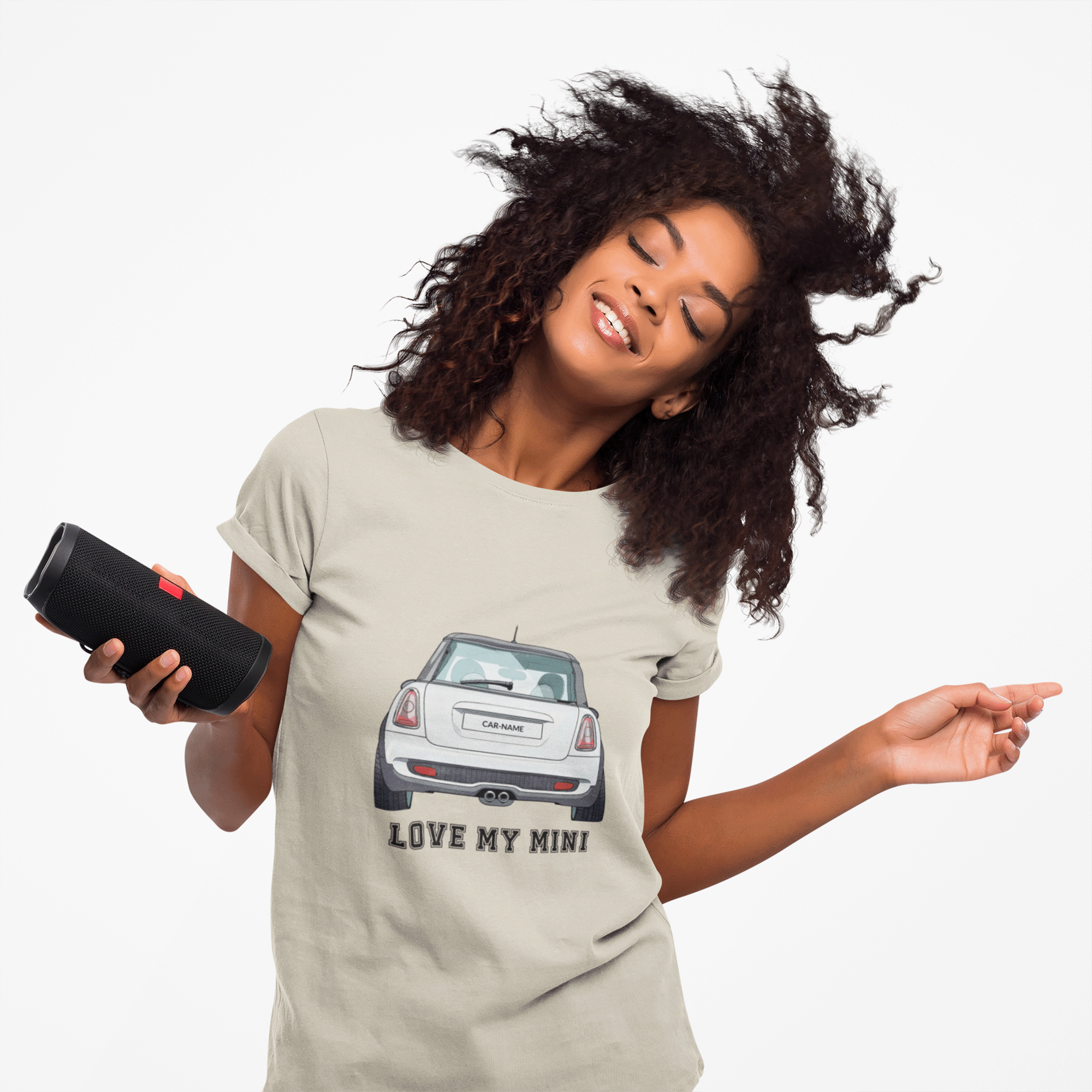 Personalized Love My Mini License Plate Tee