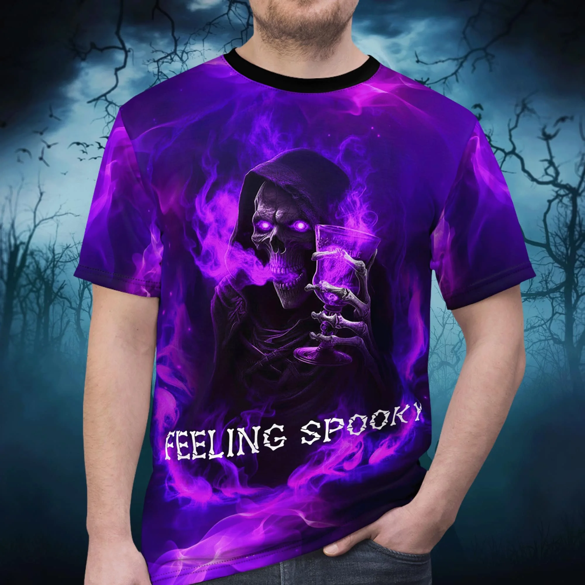 Purple Reaper All-Over Print Tee