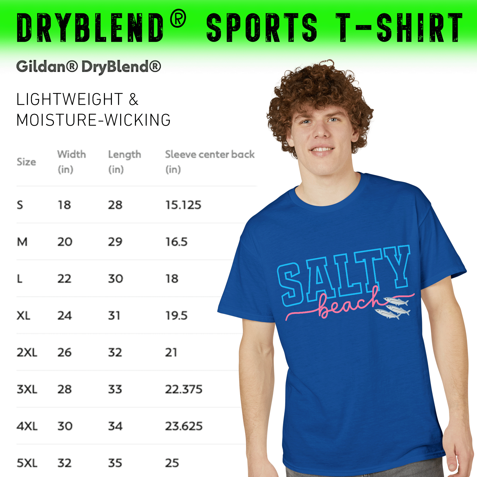 Salty Beach Dryblend® Summer T-Shirt