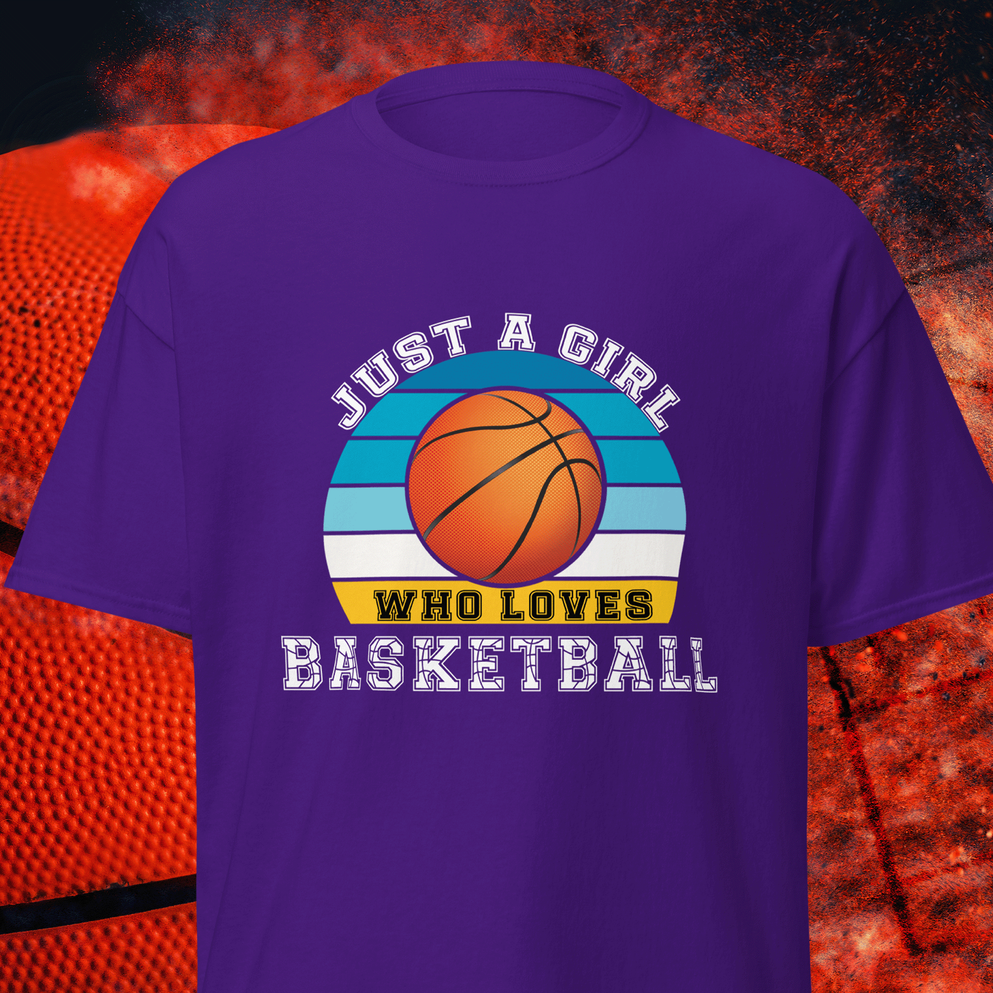 Just a Girl Who Loves Basketball Classic Sports Tee