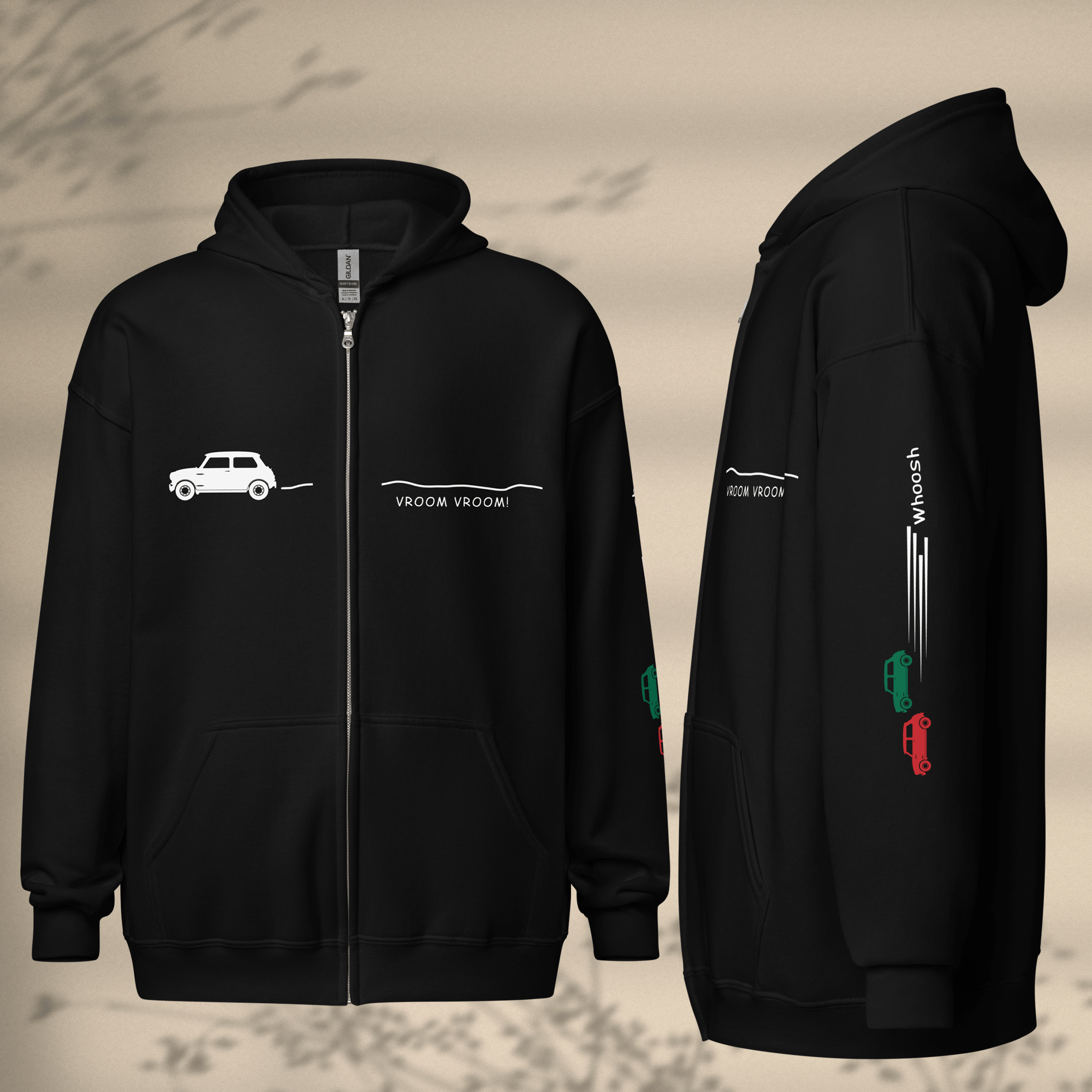 Mini Minimalist Full Zip Unisex Hoodie Jacket