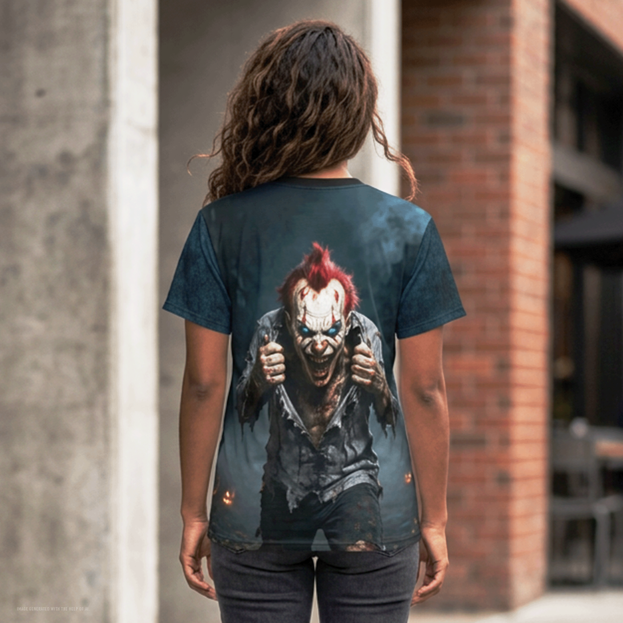 Horror Clown All-Over Print Tee