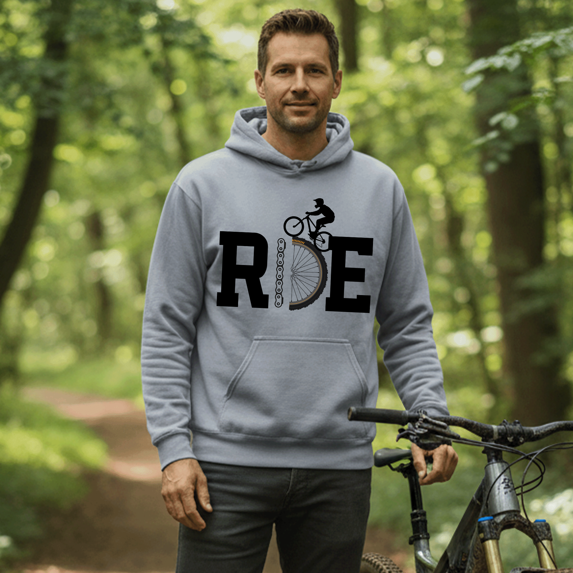 Mountain Biker Hoodie