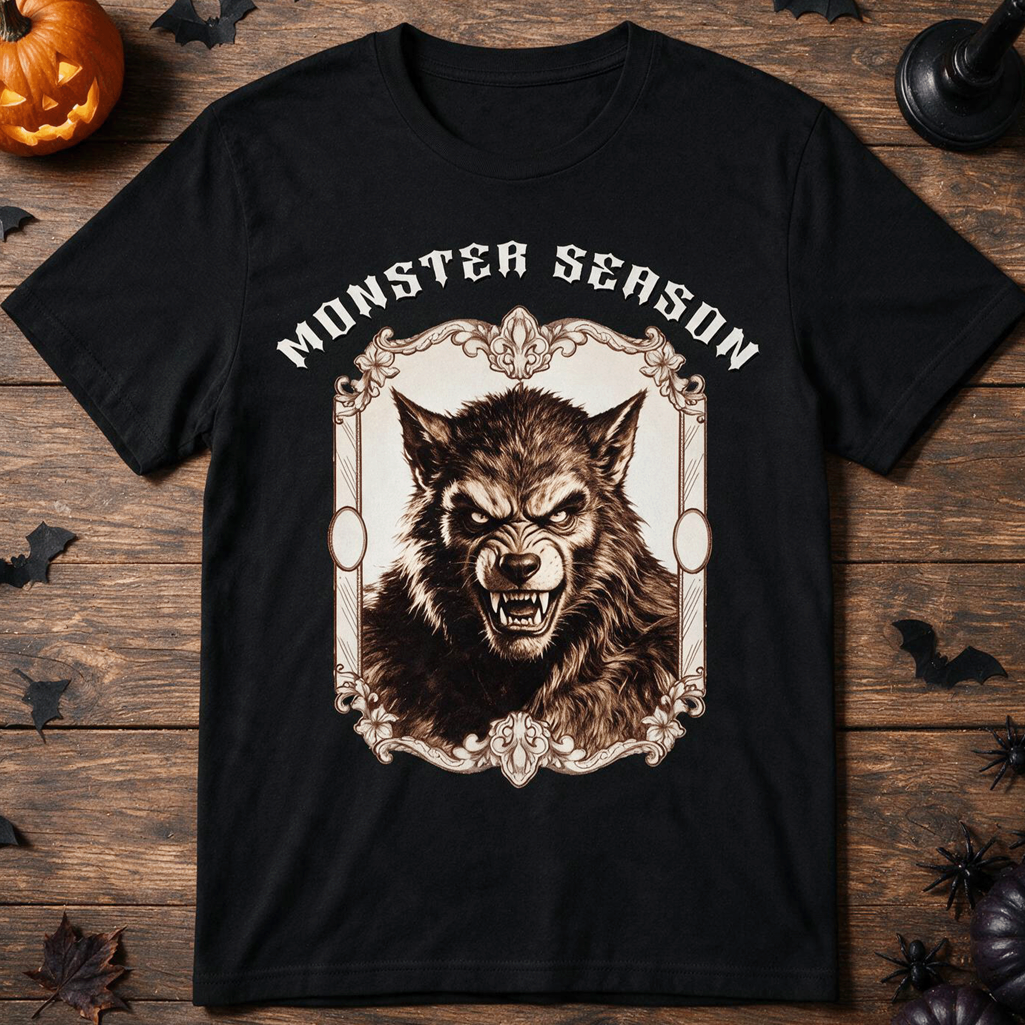 Vintage Werewolf Season Eco-friendly Tri-blend Tee