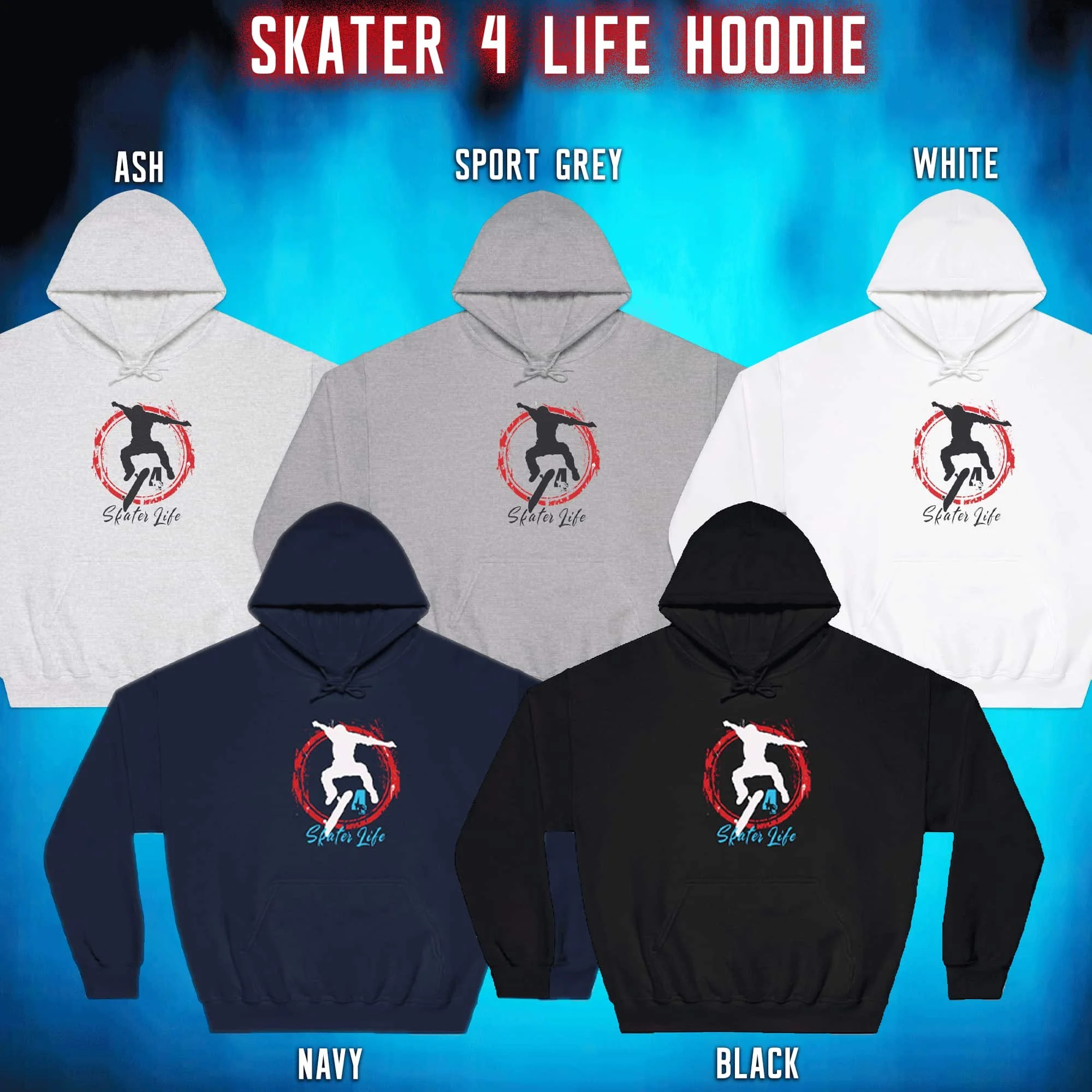 Skateboarder 4 Life Graphic Dryblend Hoodie