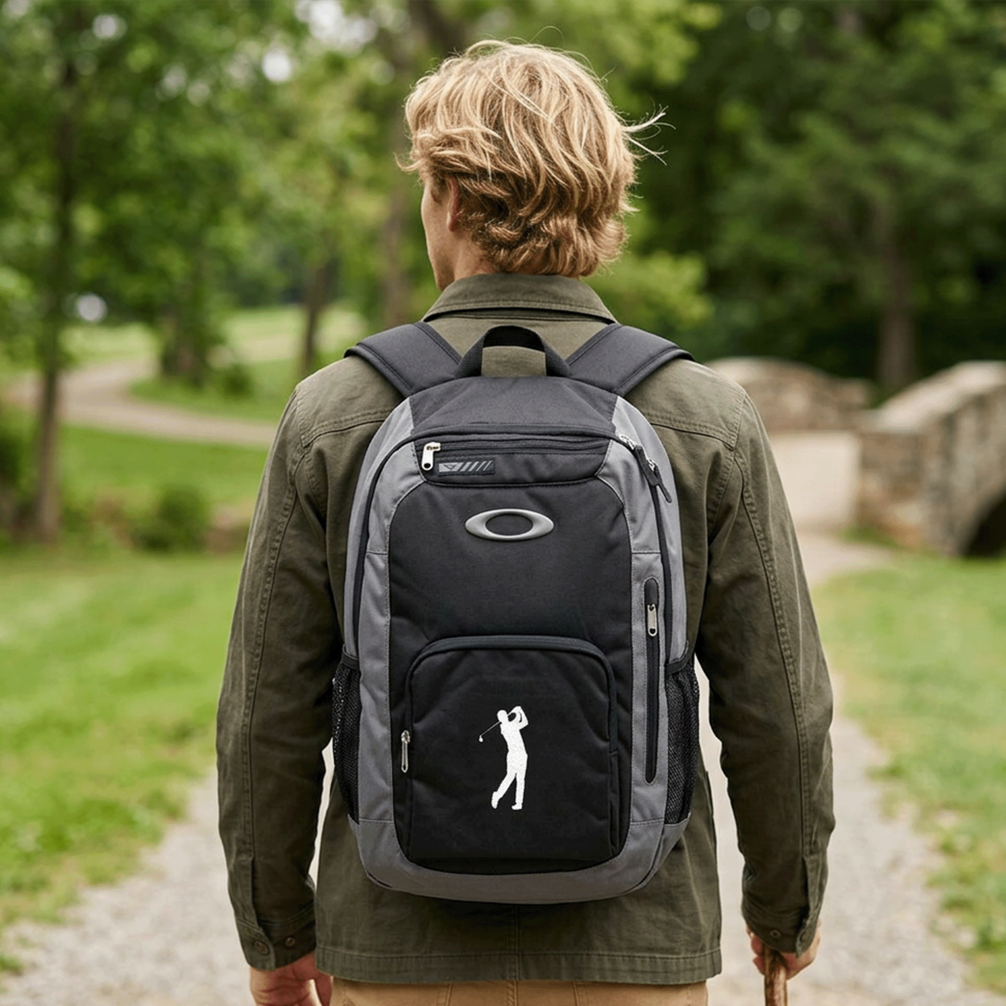 Embroidered Golf Silhouette Oakley 22L Enduro Daypack