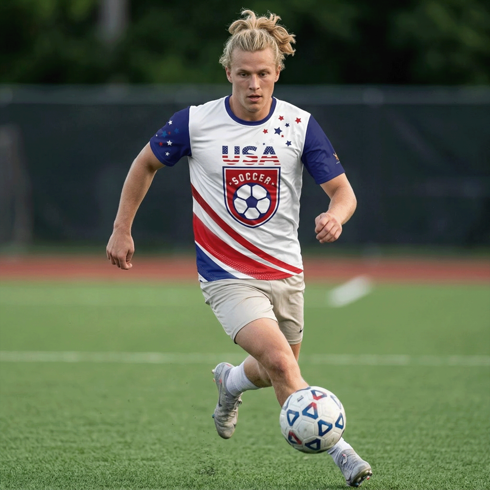 USA Soccer Men's Moisture-wicking Tee