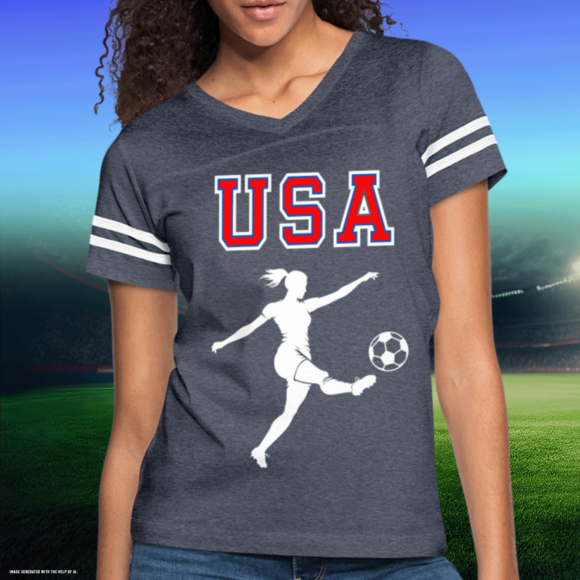 Women’s USA Soccer Sport T-Shirt
