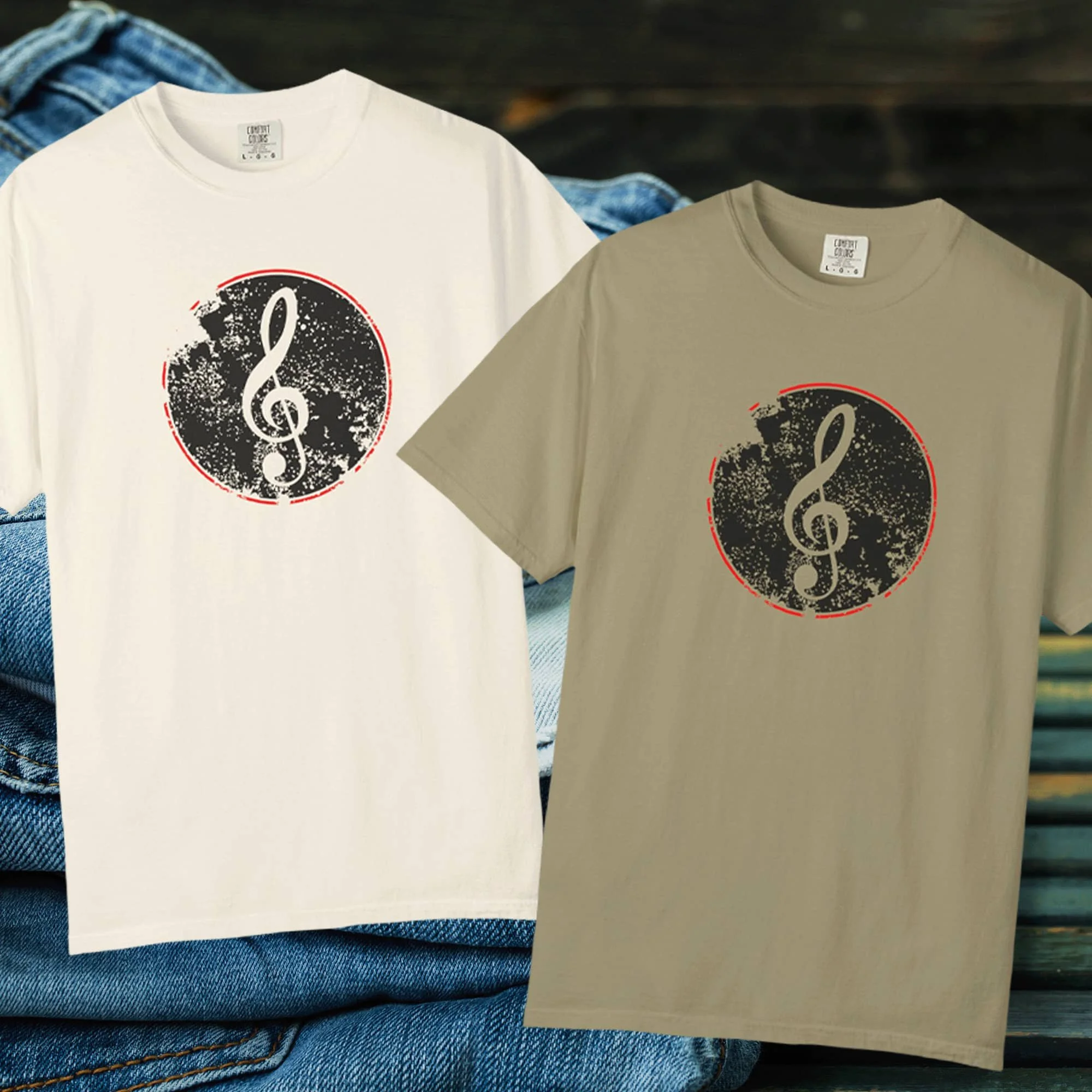 Music Lover Grunge Graphic T-shirt
