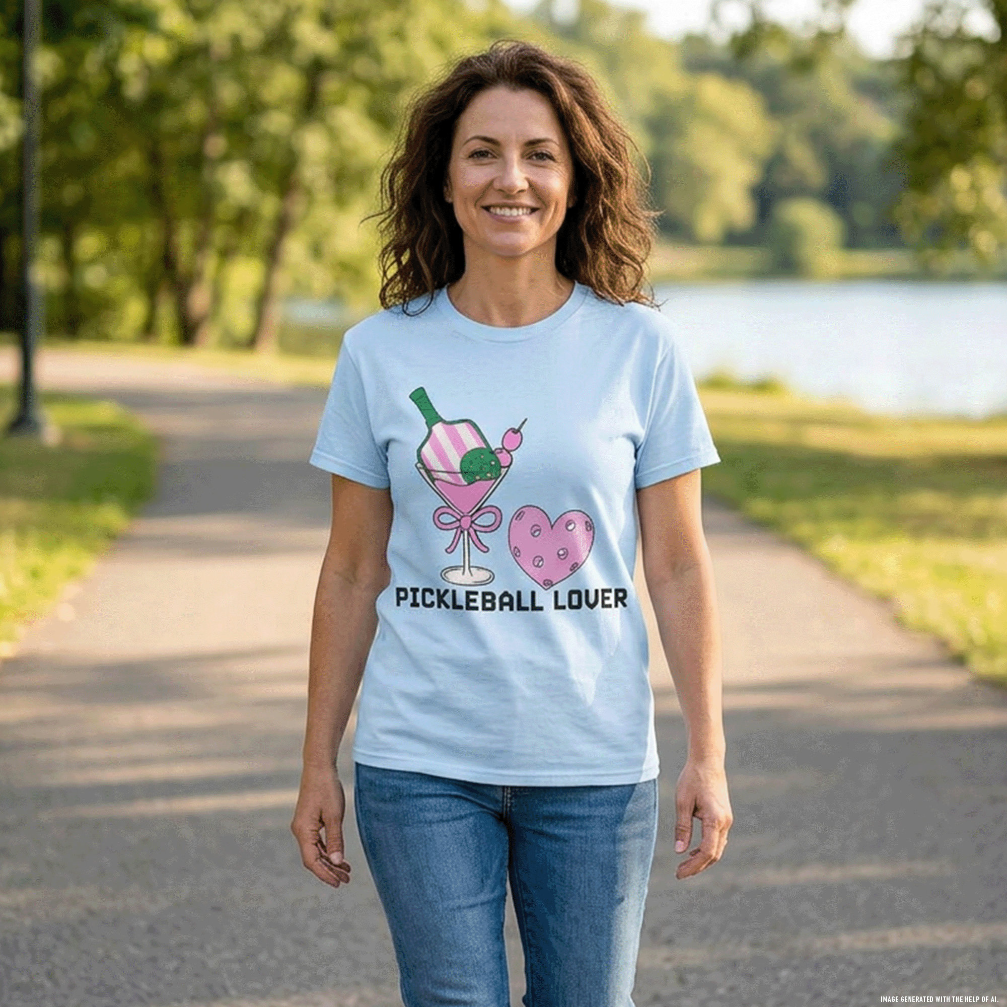 Pickleball Lover Dryblend® Moisture-Wicking T-shirt