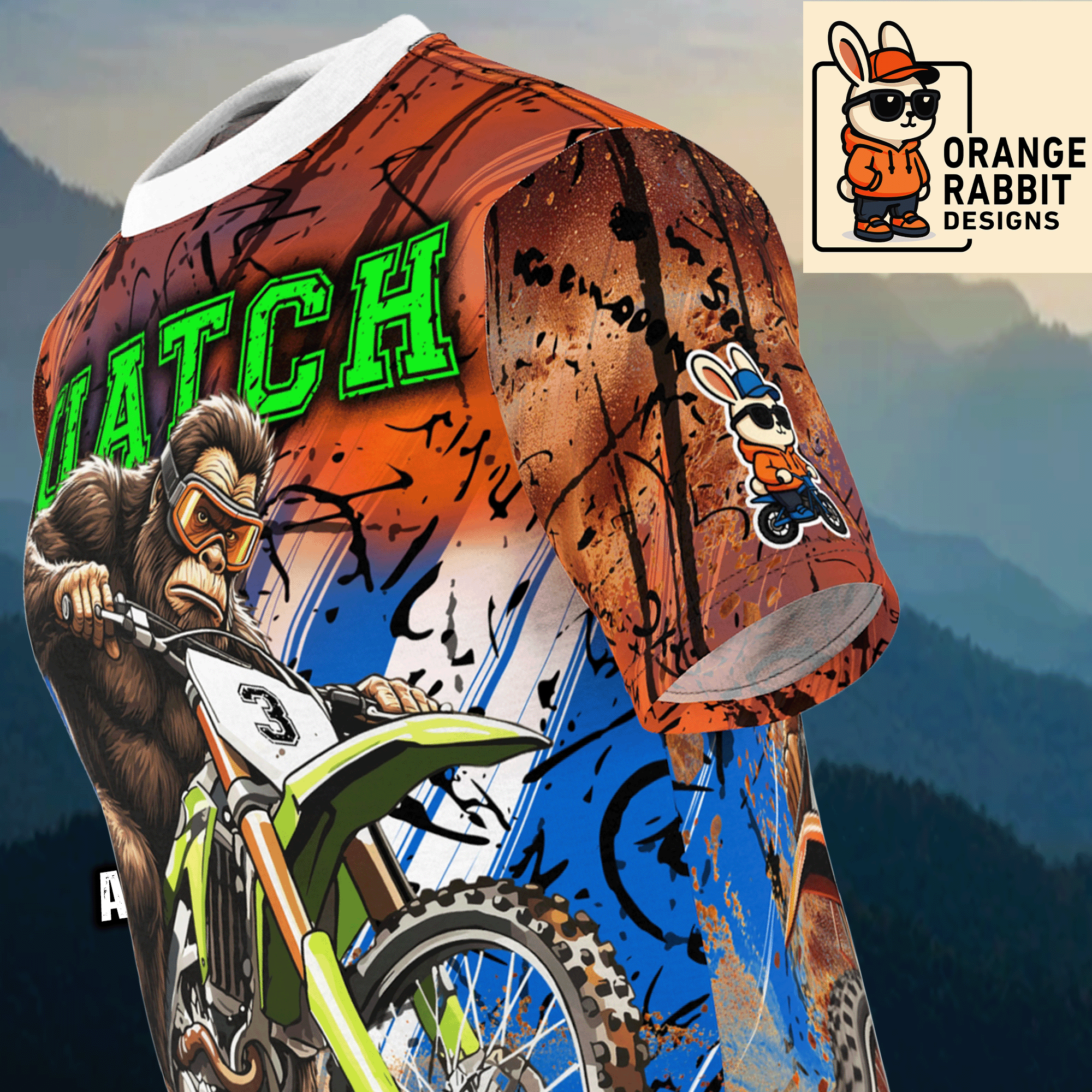 Motocross Sasquatch Tee
