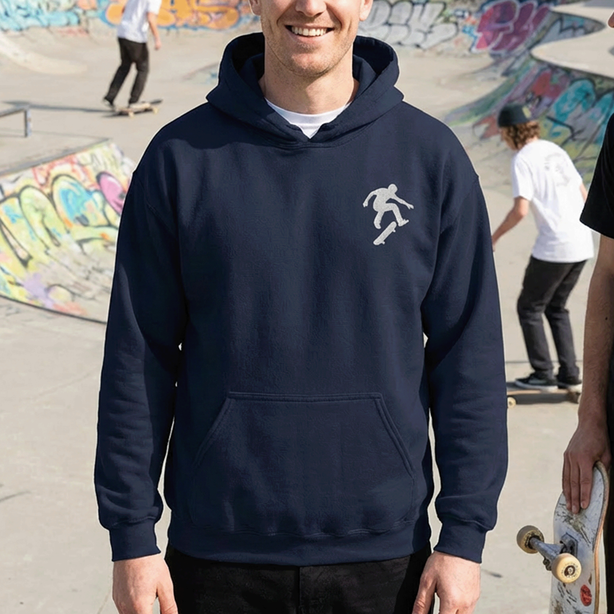 Urban Style Skateboarder Hoodie