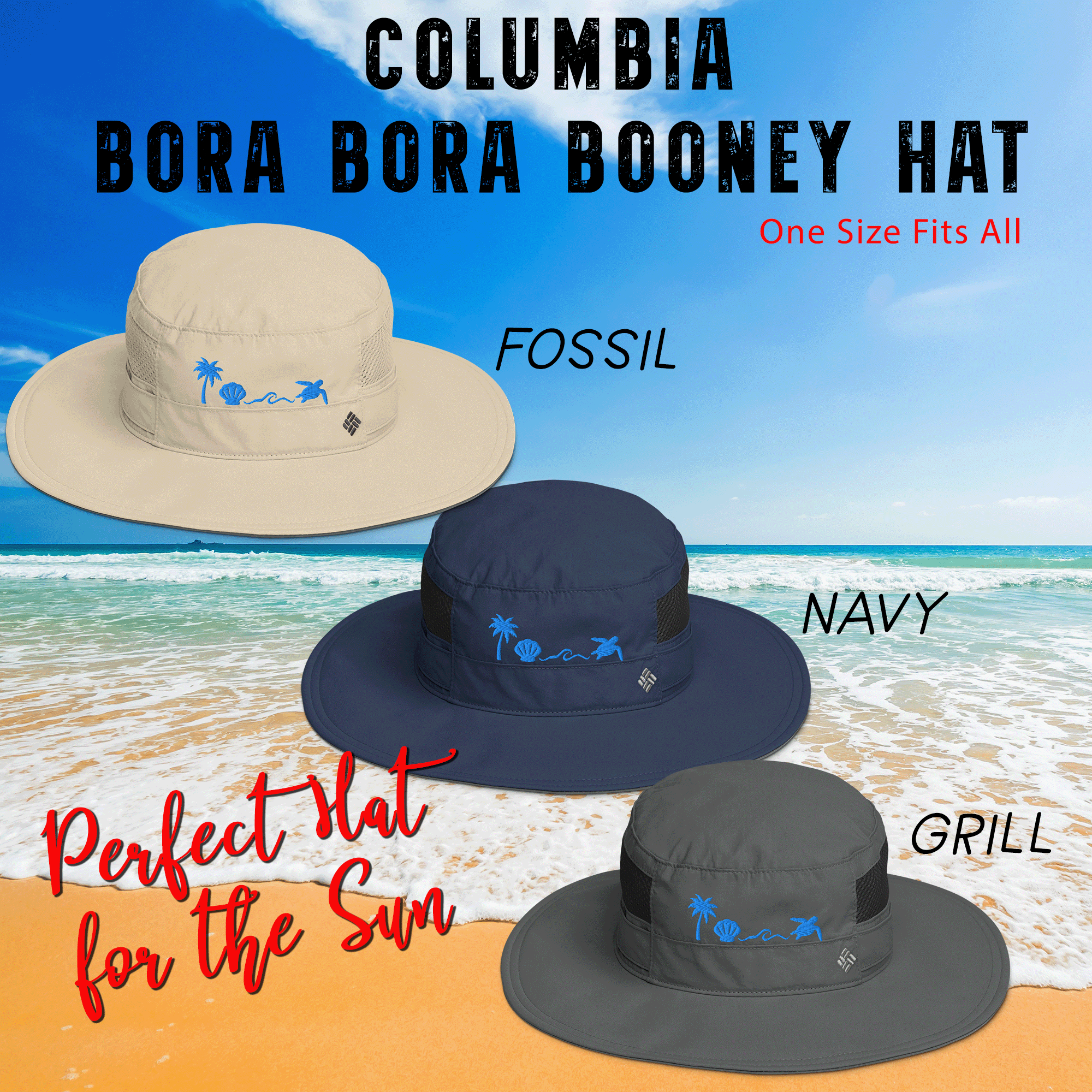 Beach Vibes Columbia Bora Bora Hat