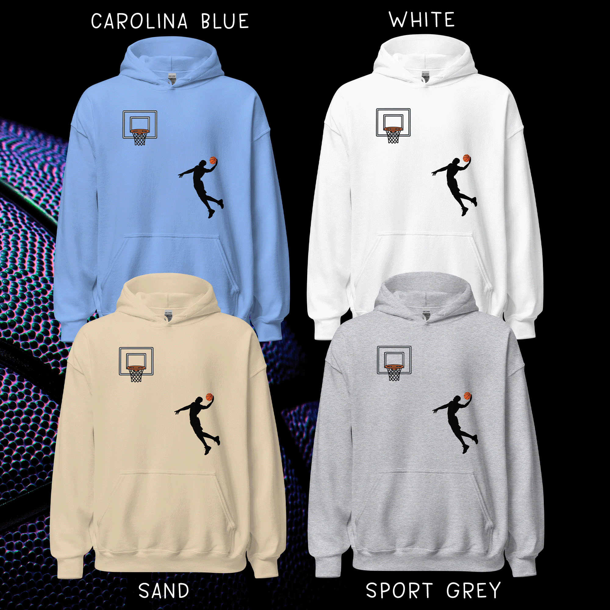 Basketball Classic Cotton Hoodie Sweatshirt