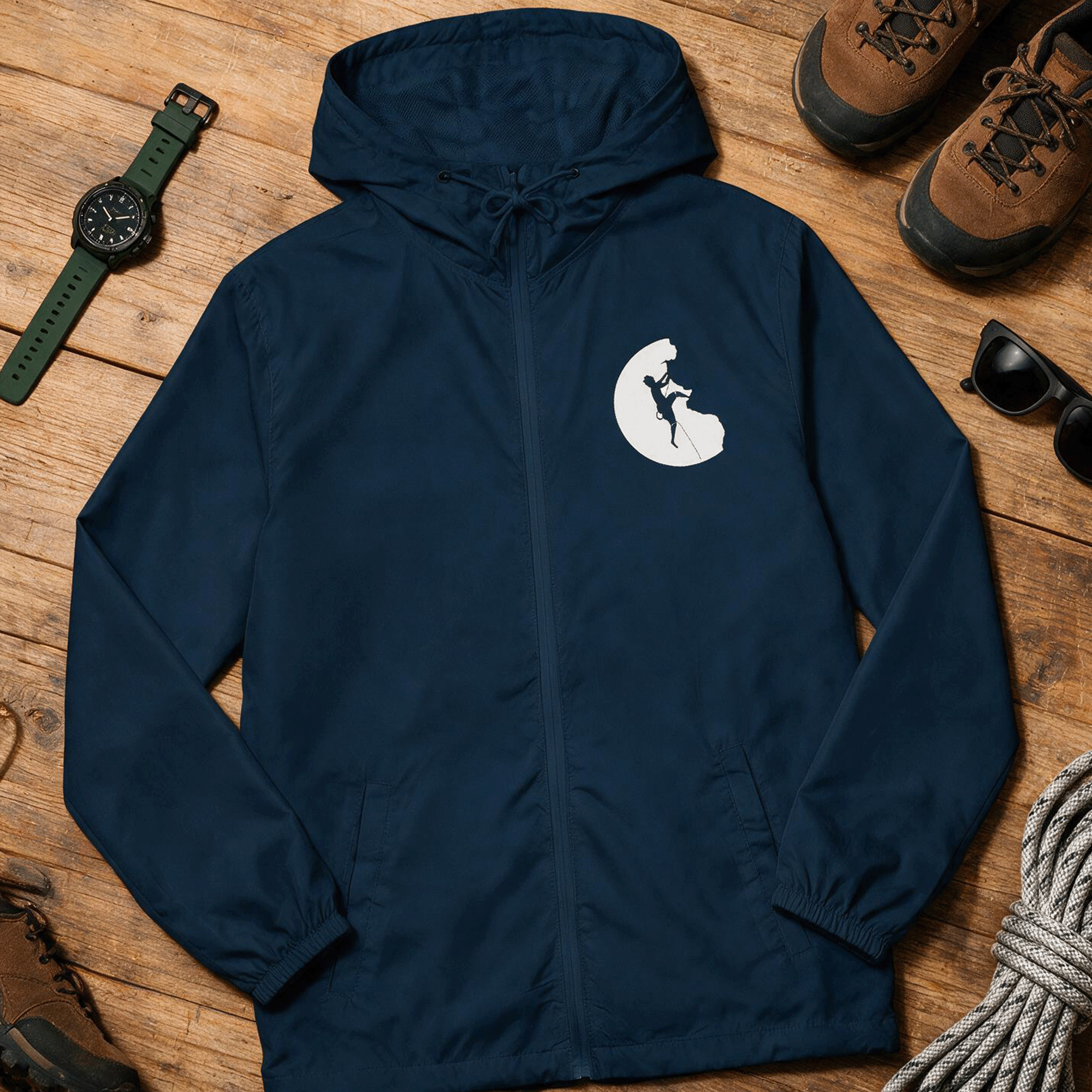 Climber Unisex Full-Zip Windbreaker Jacket