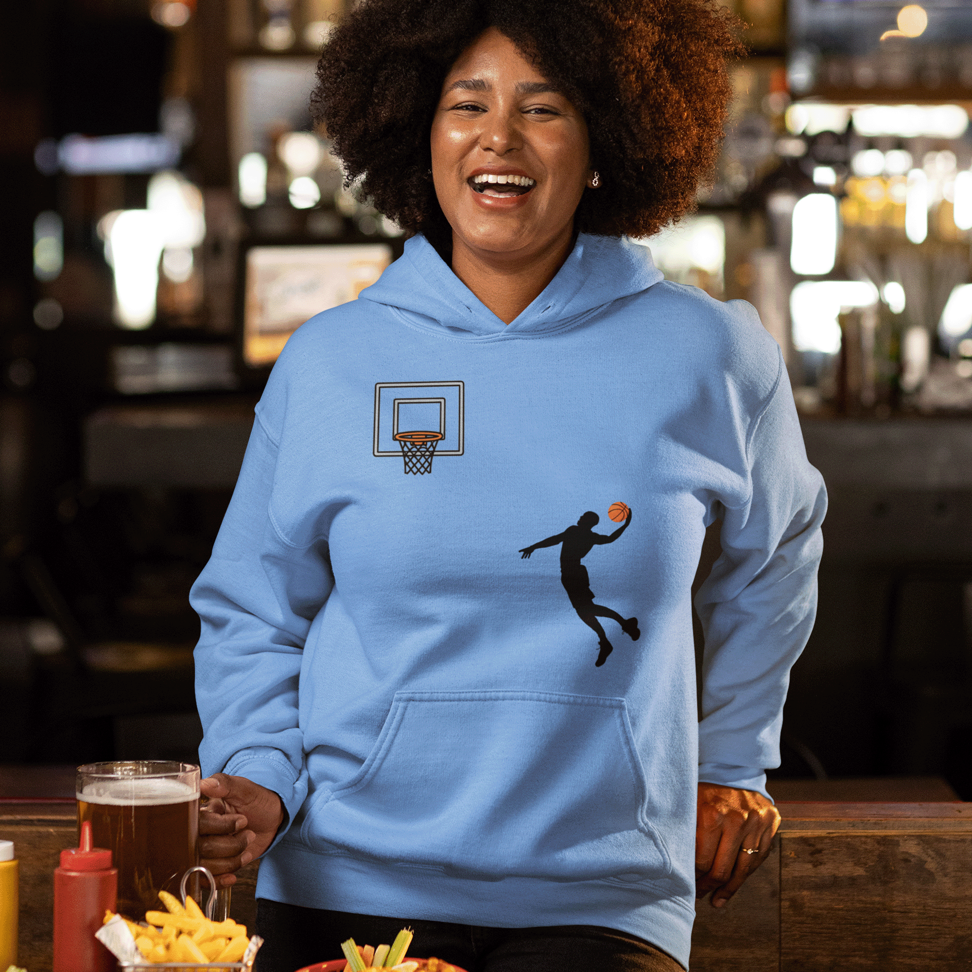 Basketball Classic Cotton Hoodie Sweatshirt