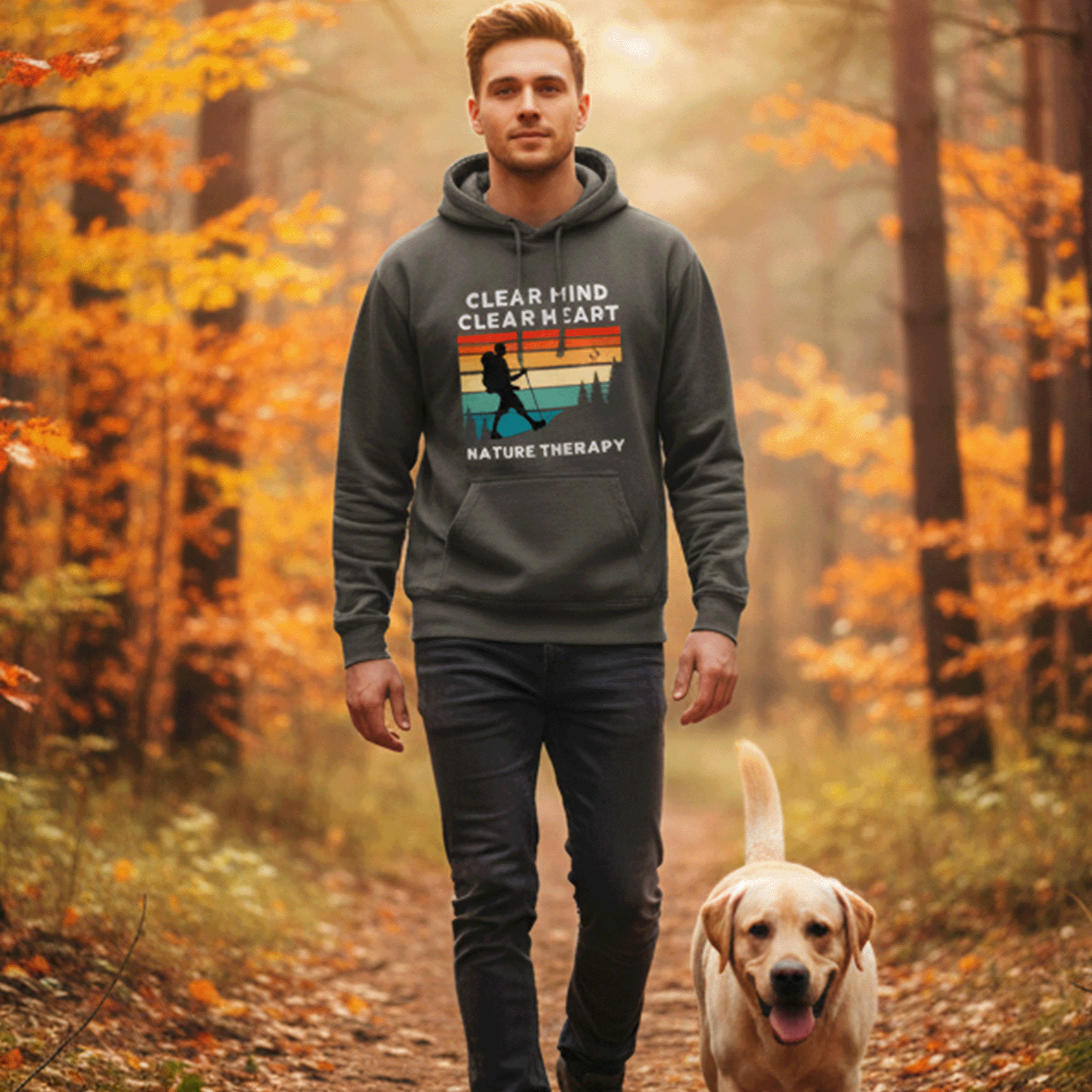 Nature Therapy Hiking Hoodie