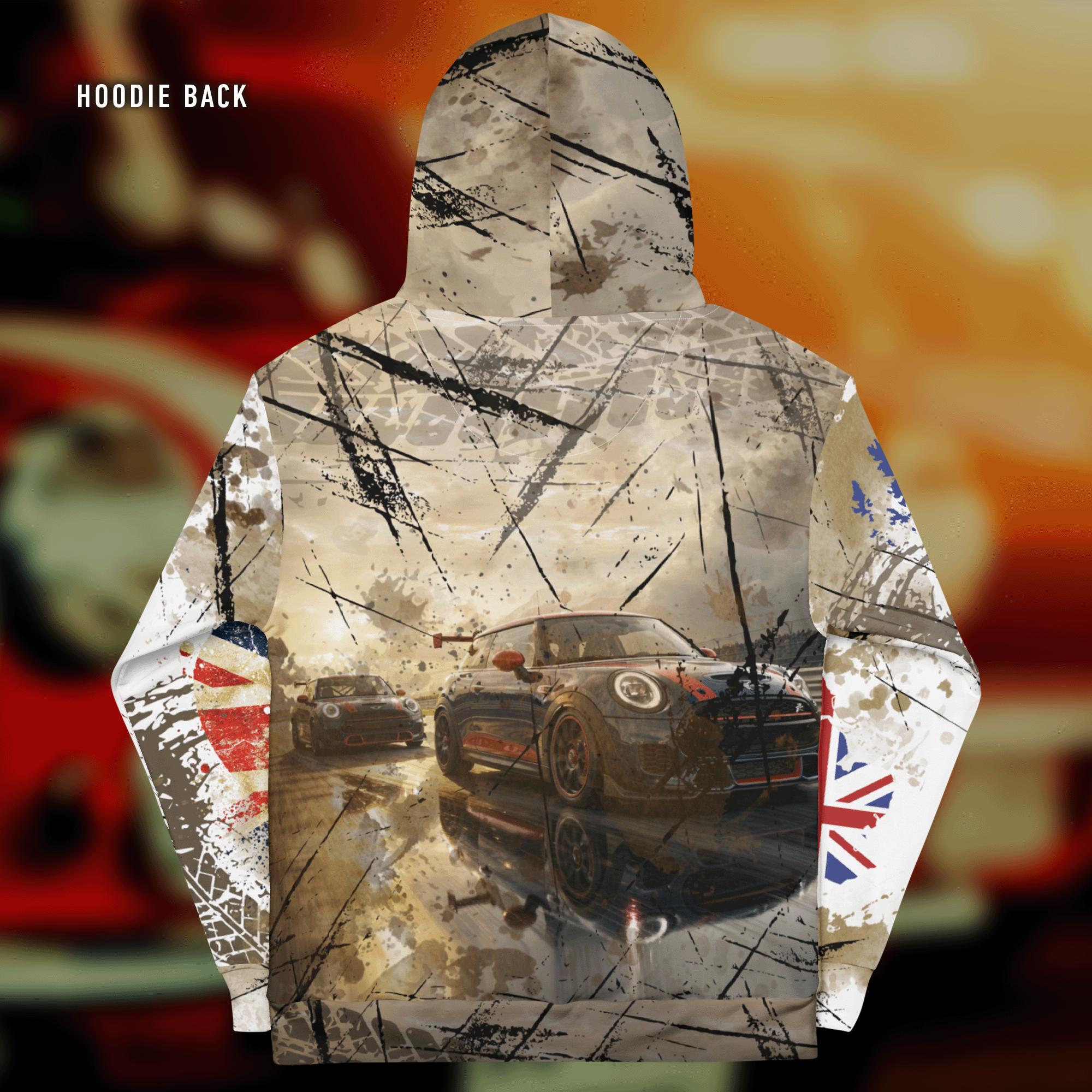 Mini Streetwear Grunge Racing Hoodie