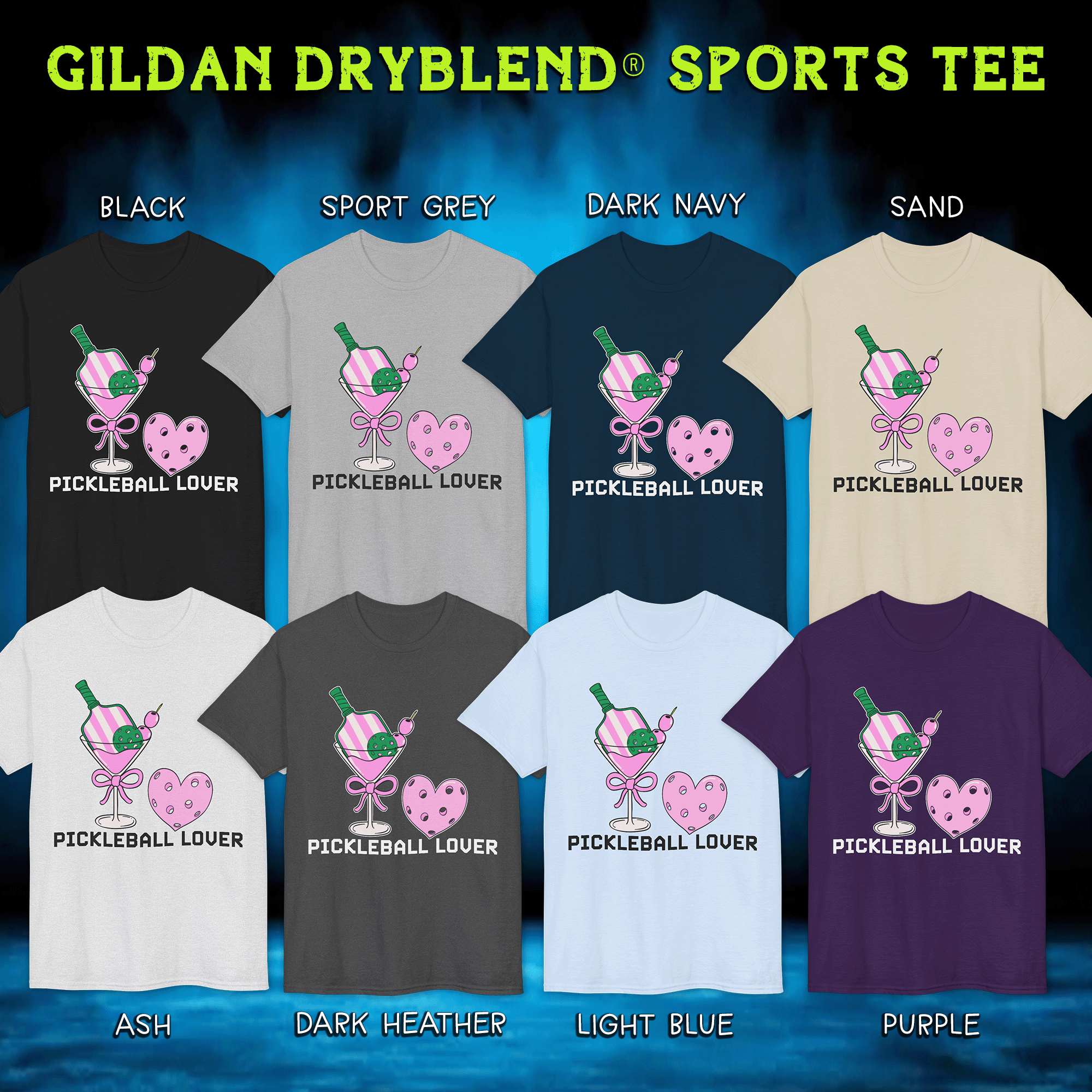 Pickleball Lover Dryblend® Moisture-Wicking T-shirt