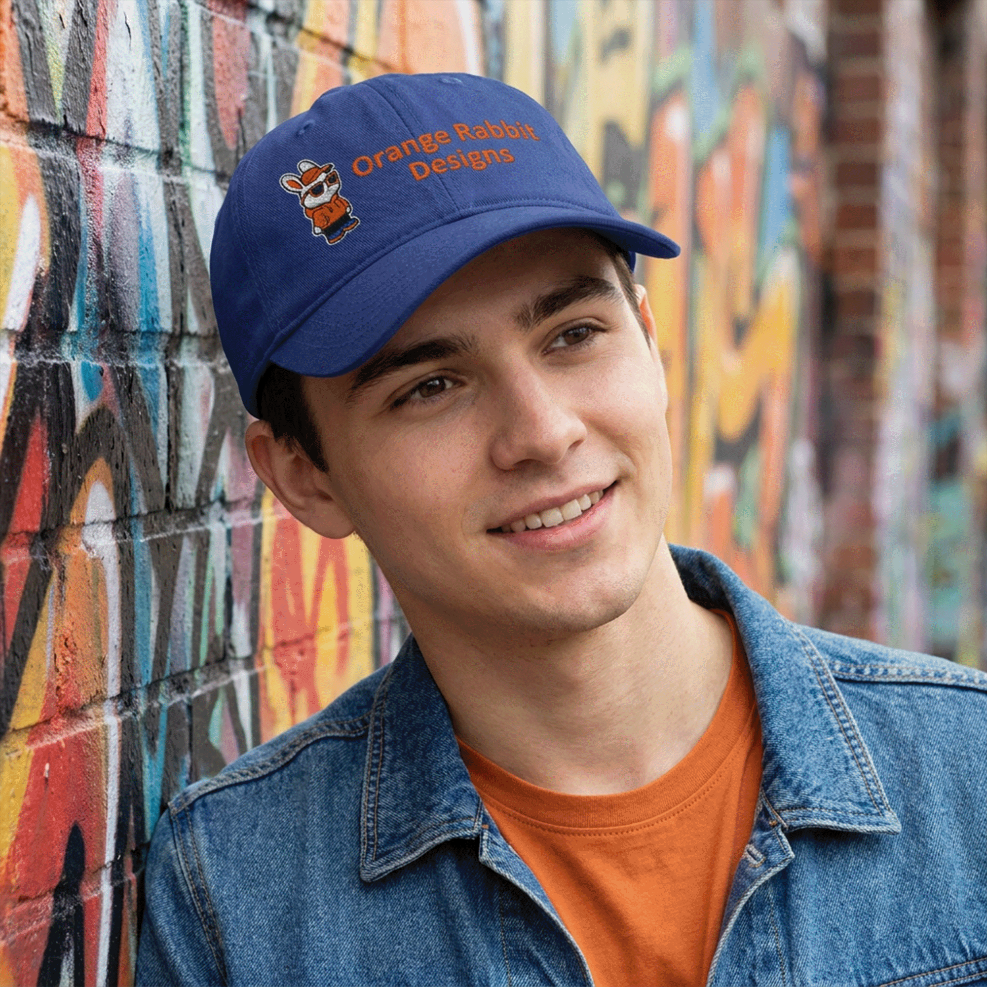 Orange Rabbit Designs Embroidered Low-profile Cap