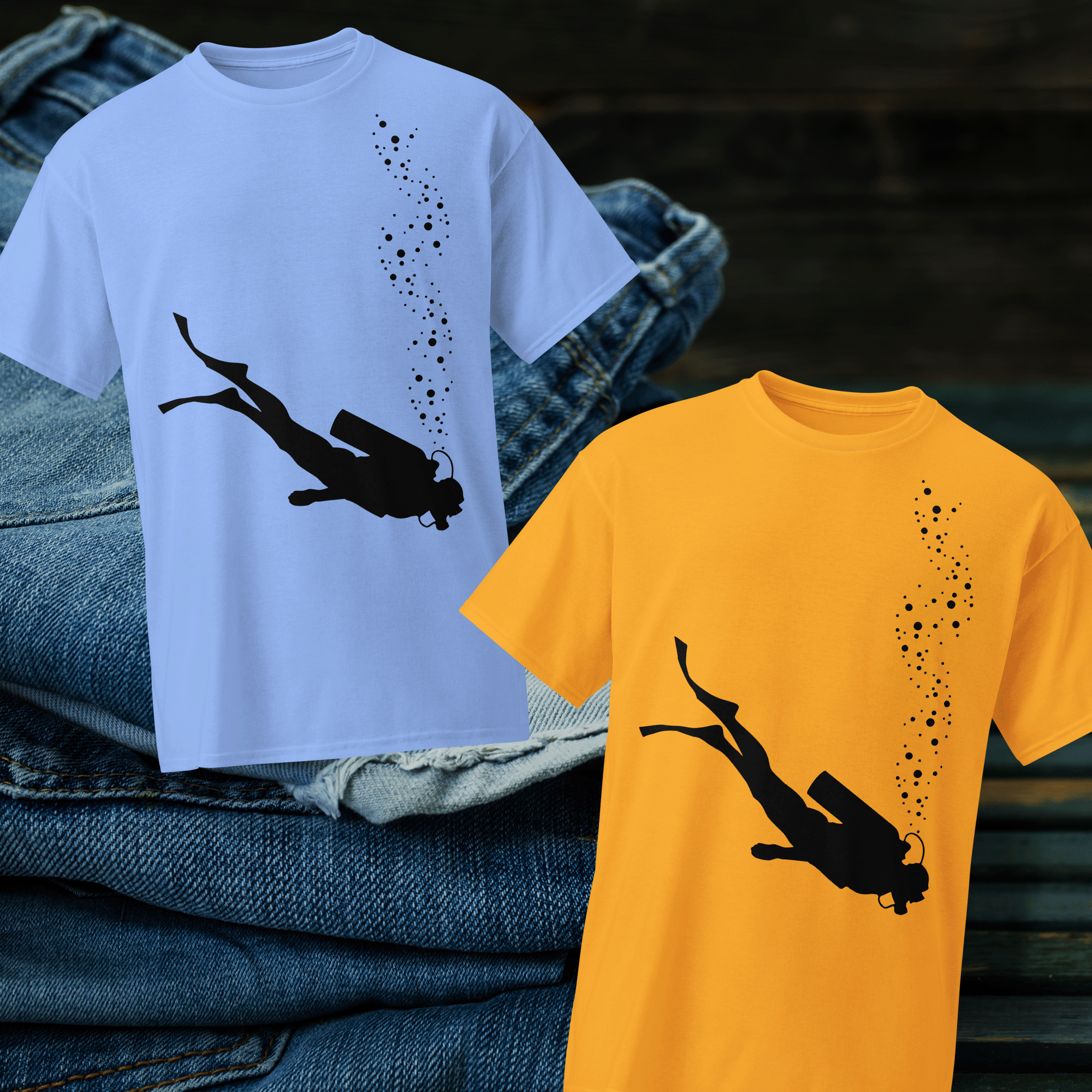Scuba Diver Sports DryBlend® T-Shirt