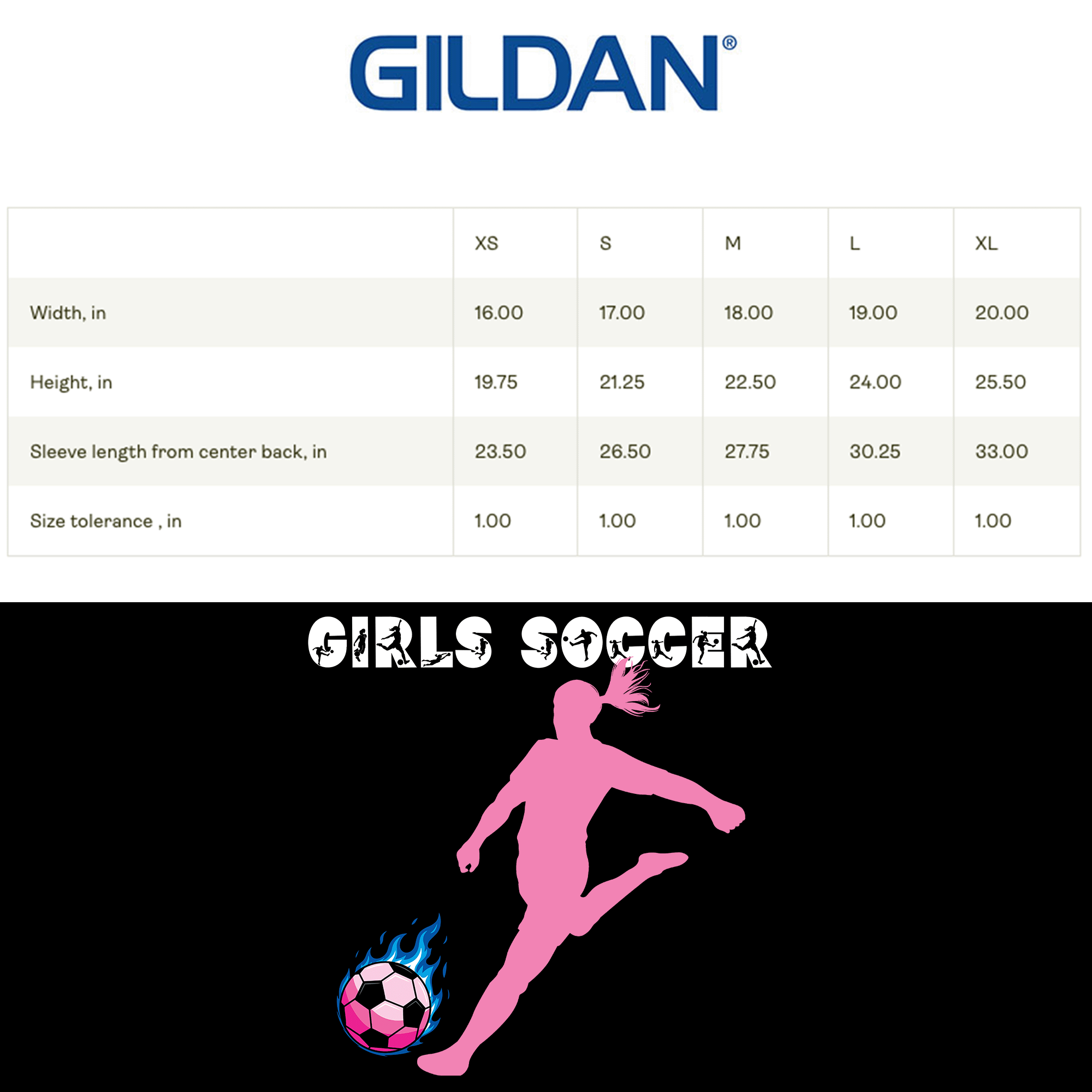 Girls Personalized Soccer Pink Silhouette Youth Crewneck Sweatshirt