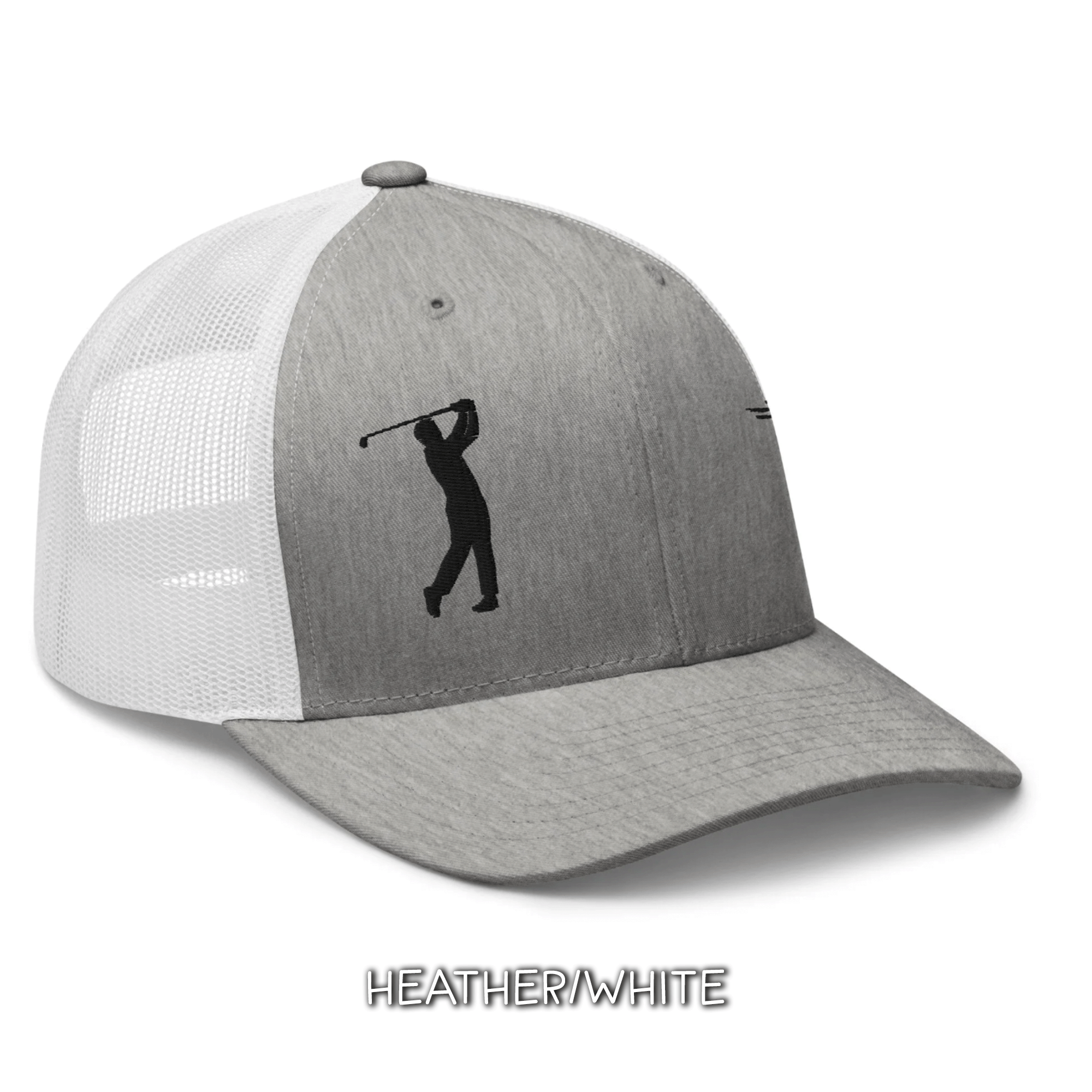 Embroidered Golfer Trucker Cap