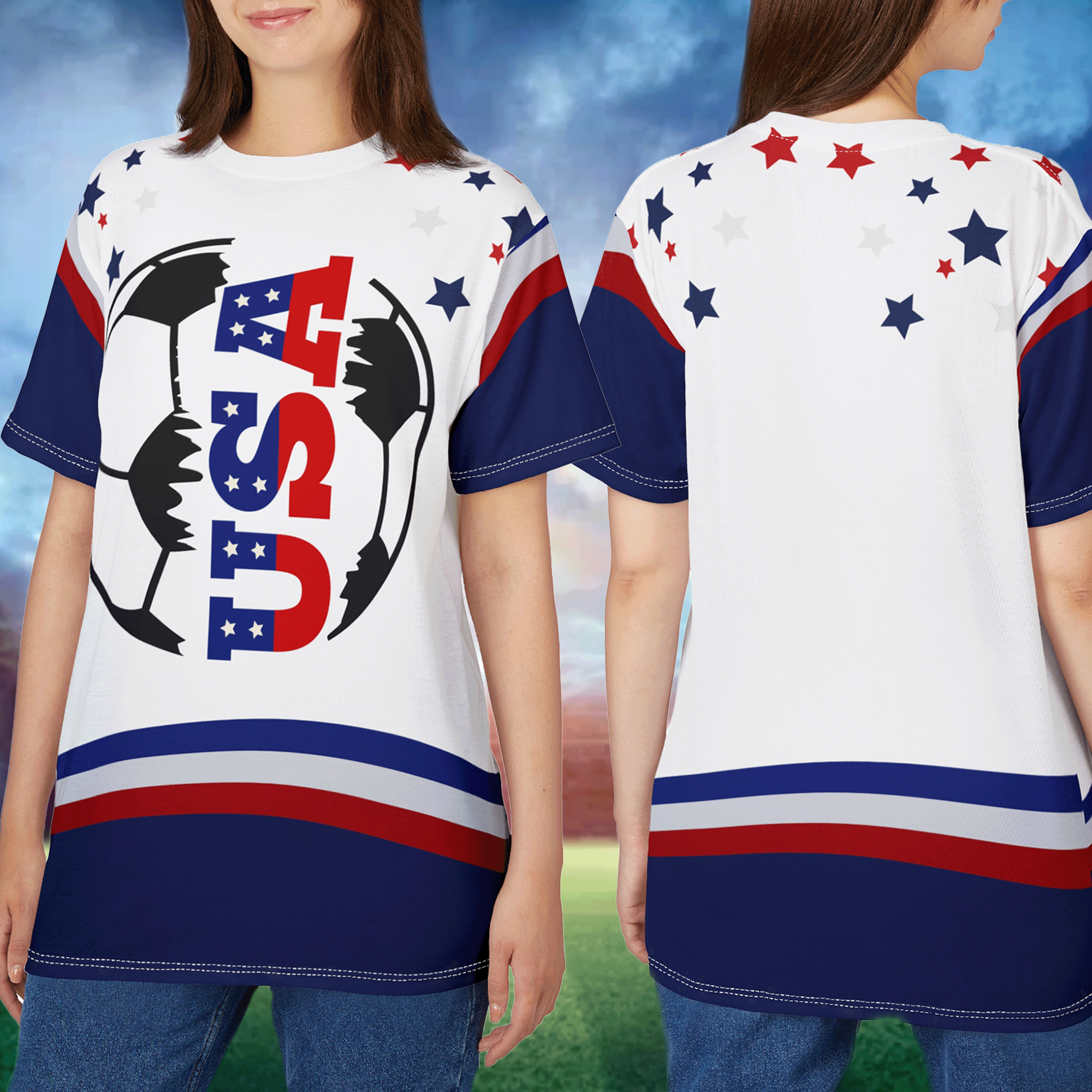 USA Soccer Quick-drying Tee