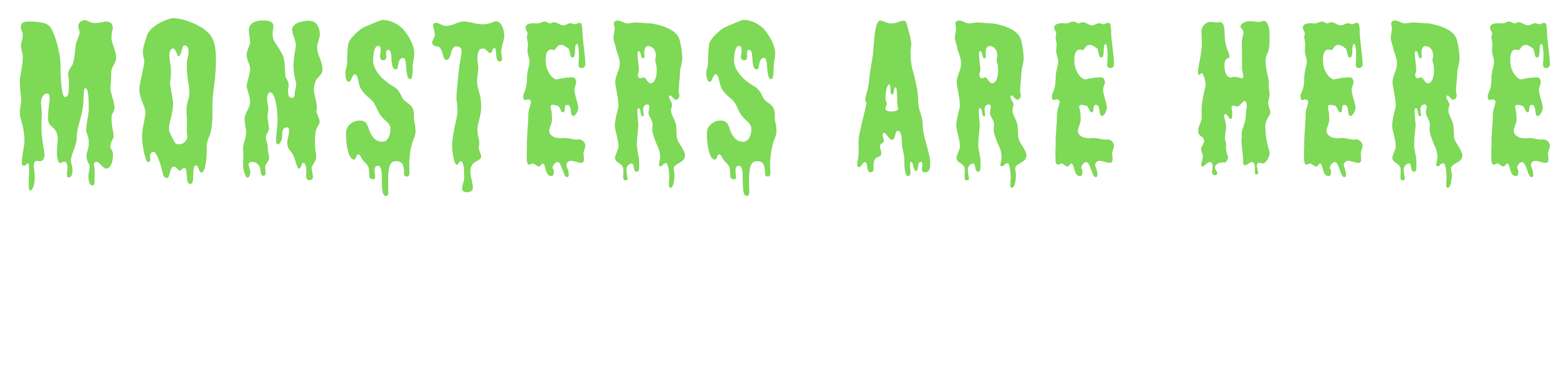 Monsters are here at Orange Rabbit Designs