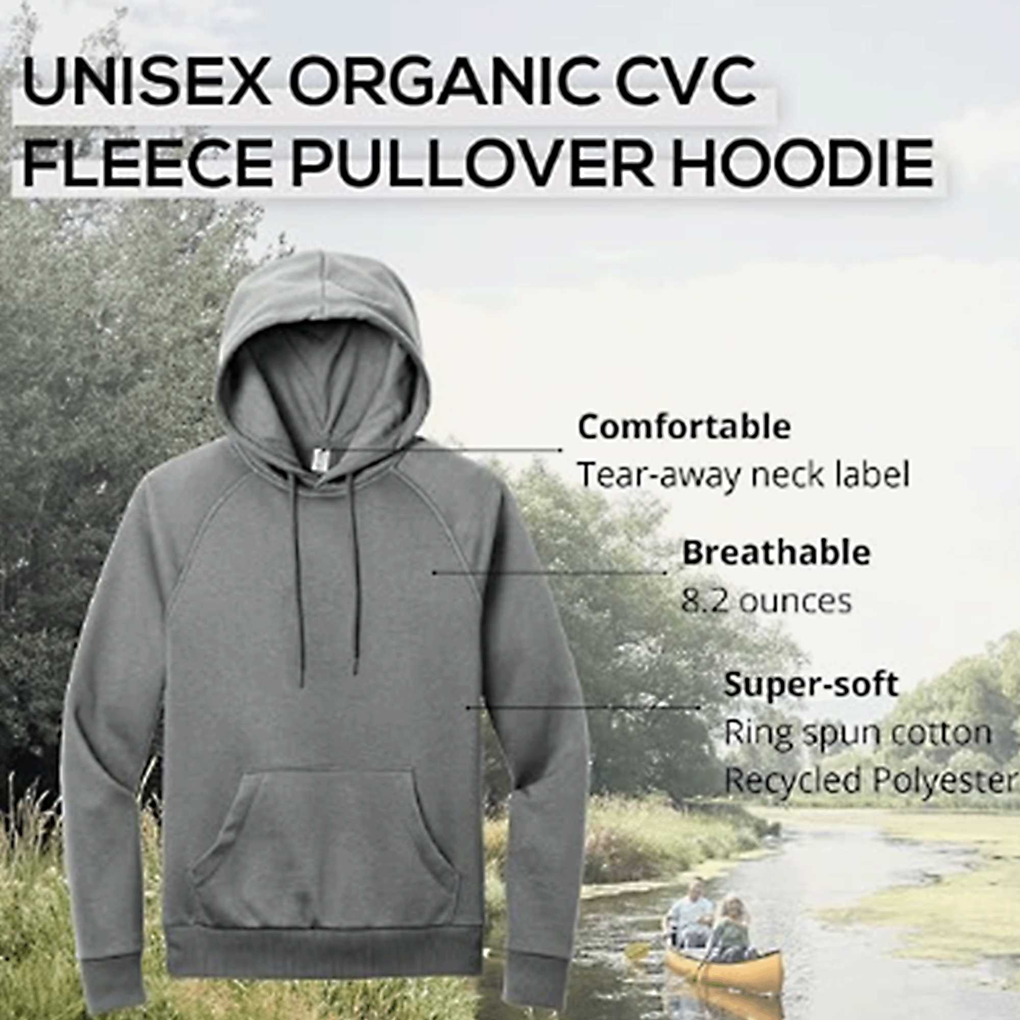 Halloween Bats Graffiti Heart Unisex Organic CVC Fleece Pullover Hoodie