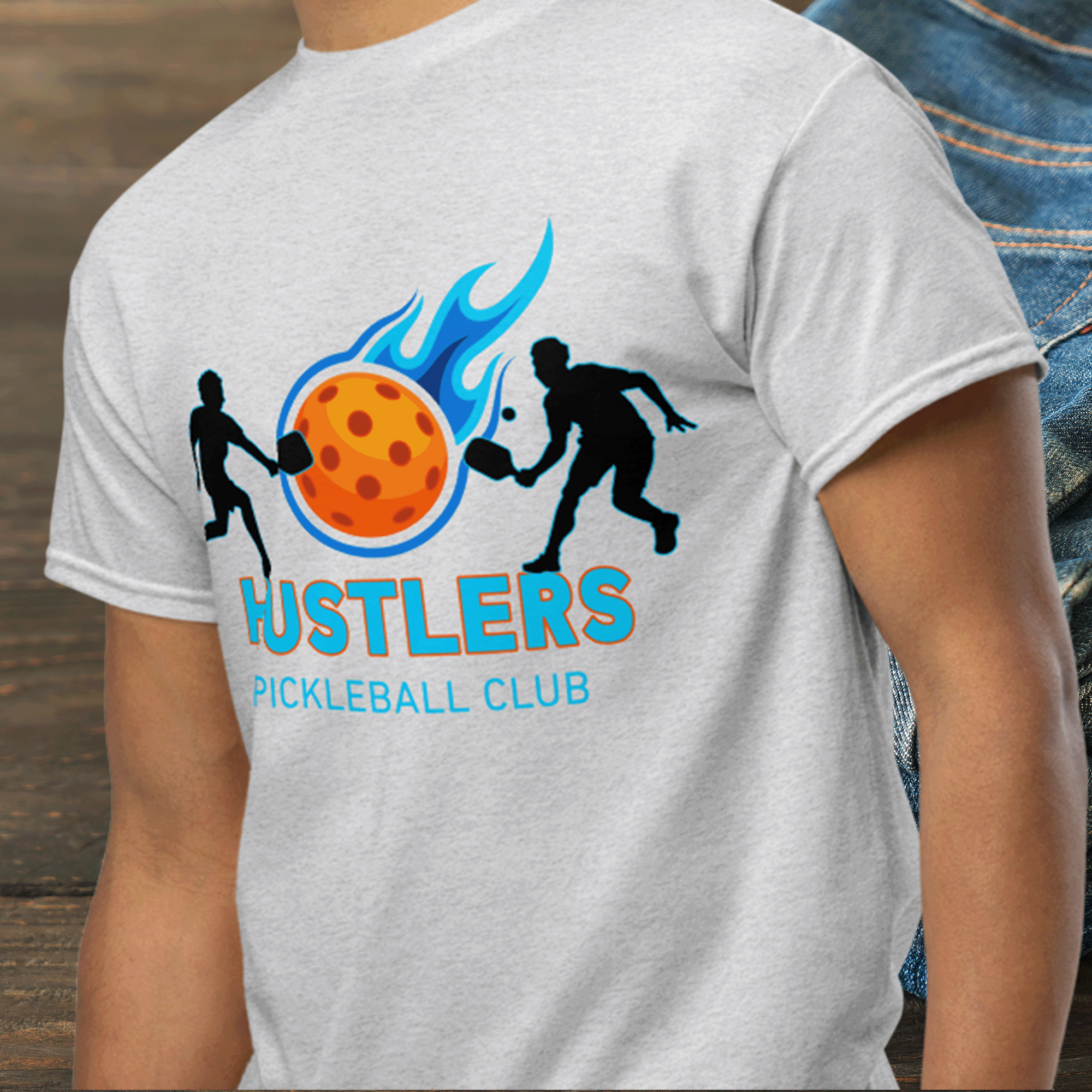HUSTLERS Pickleball Club Moisture-Wicking DryBlend® T-Shirt
