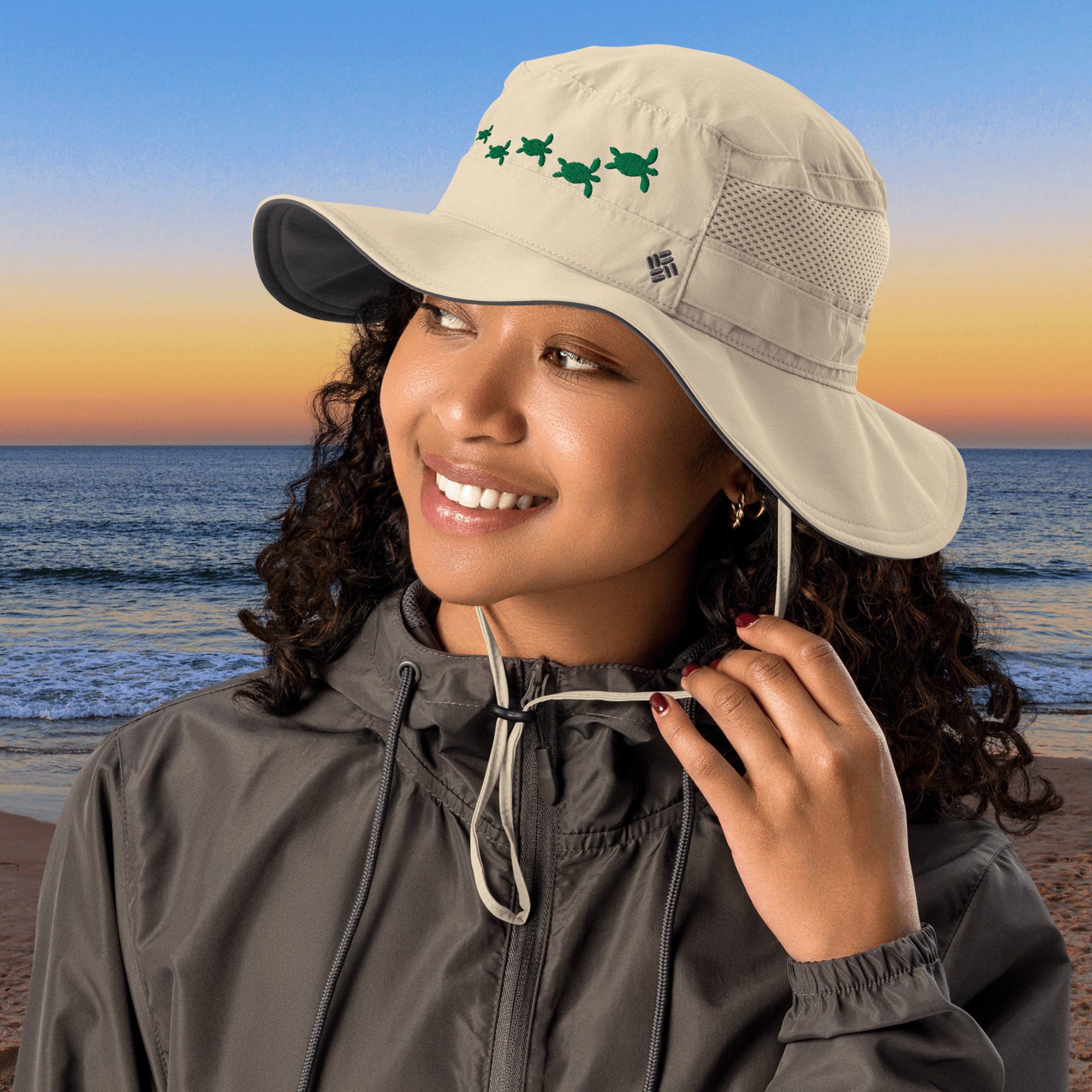 Green Seaturtles Columbia Bora Bora Hat
