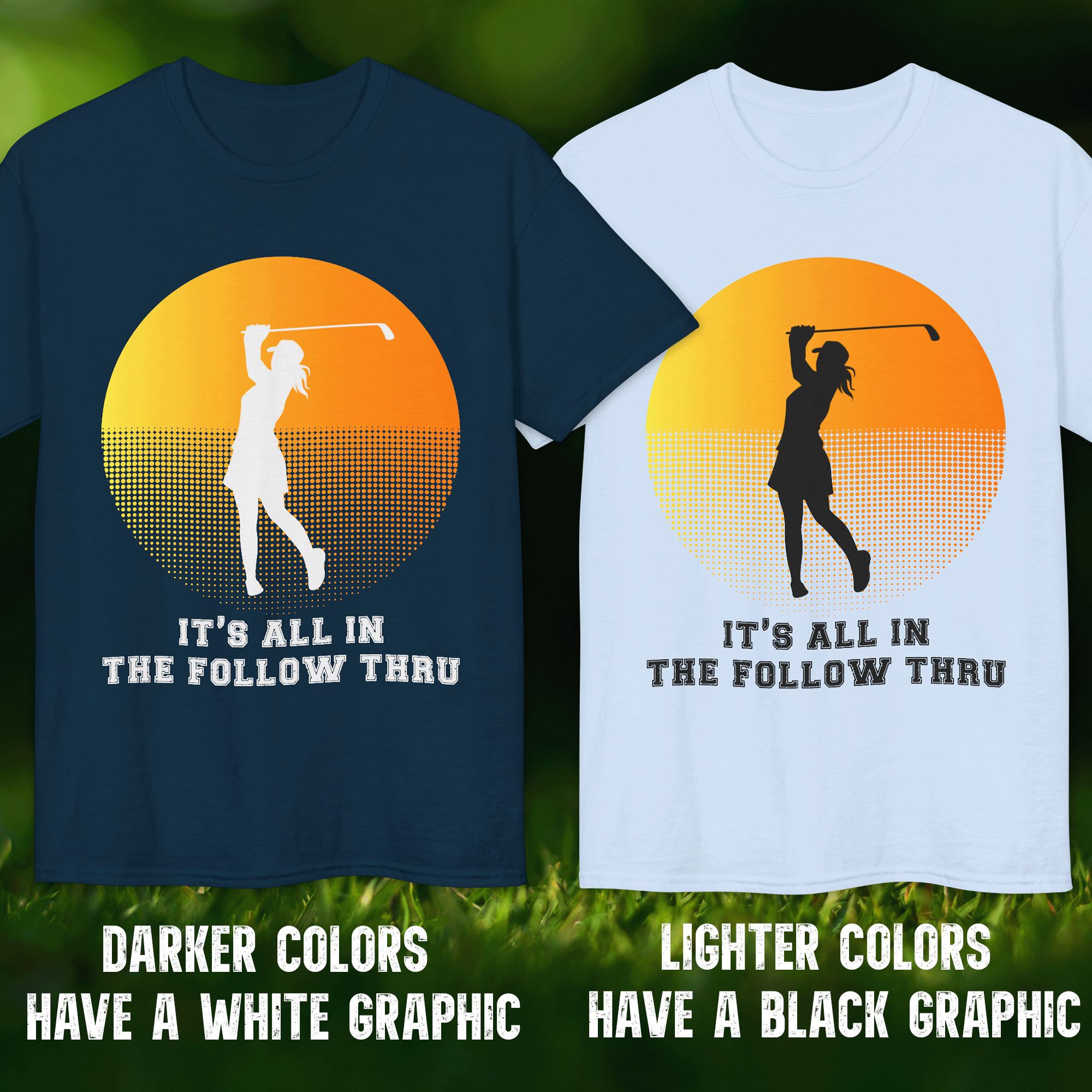 Golf Follow Through Sunset Dryblend® Tee
