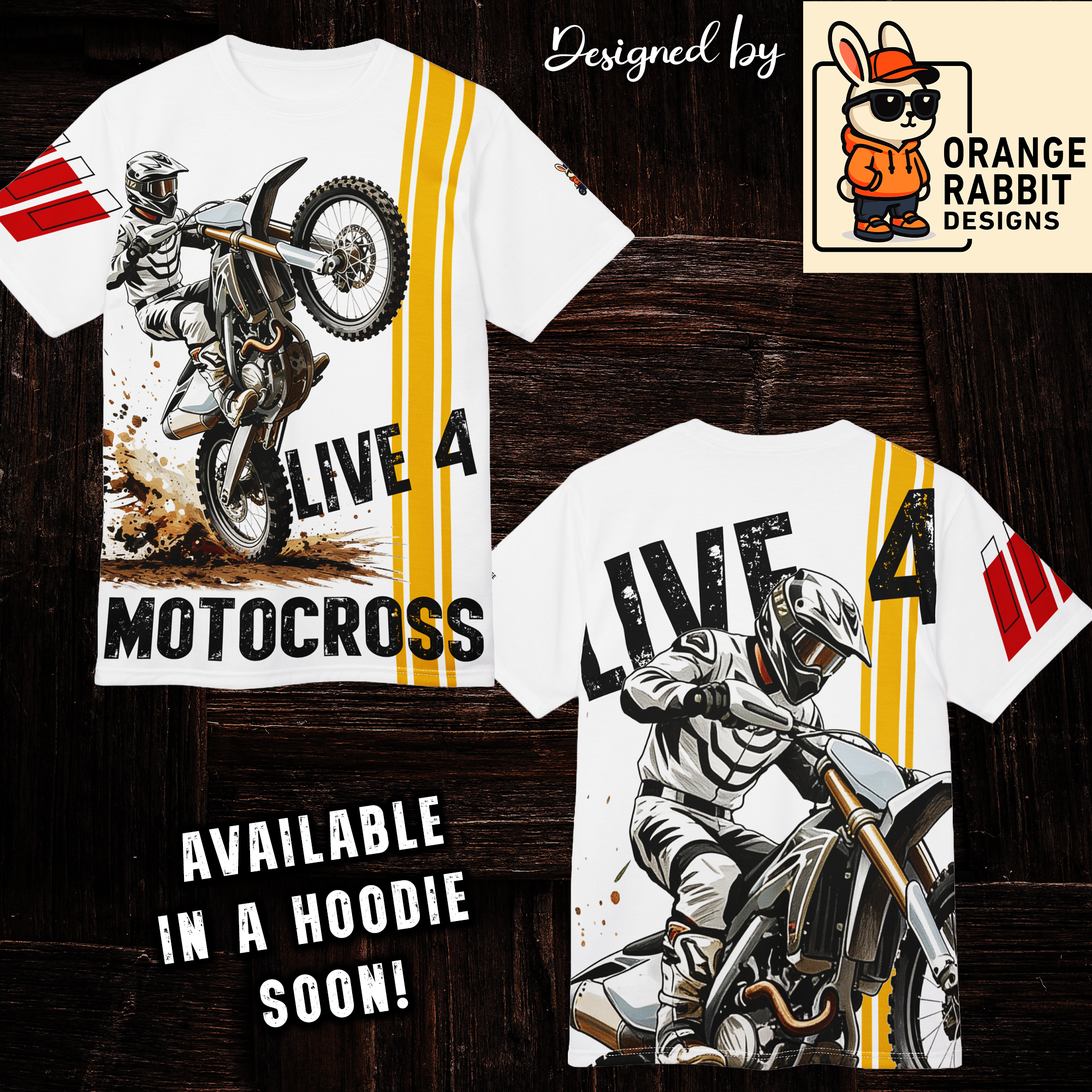 Live 4 Motocross All-Over Print Tee