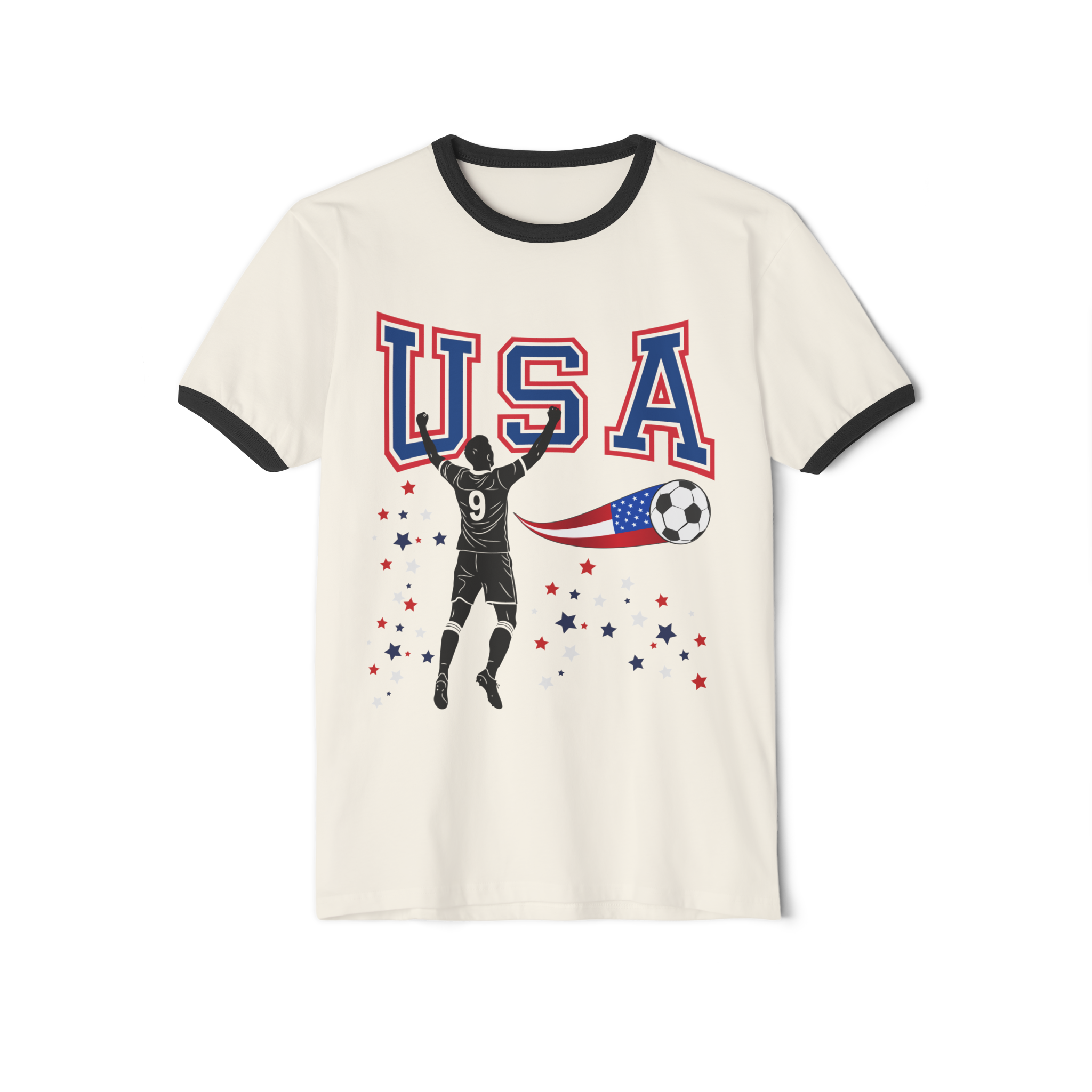 USA Soccer Ringer T-Shirt