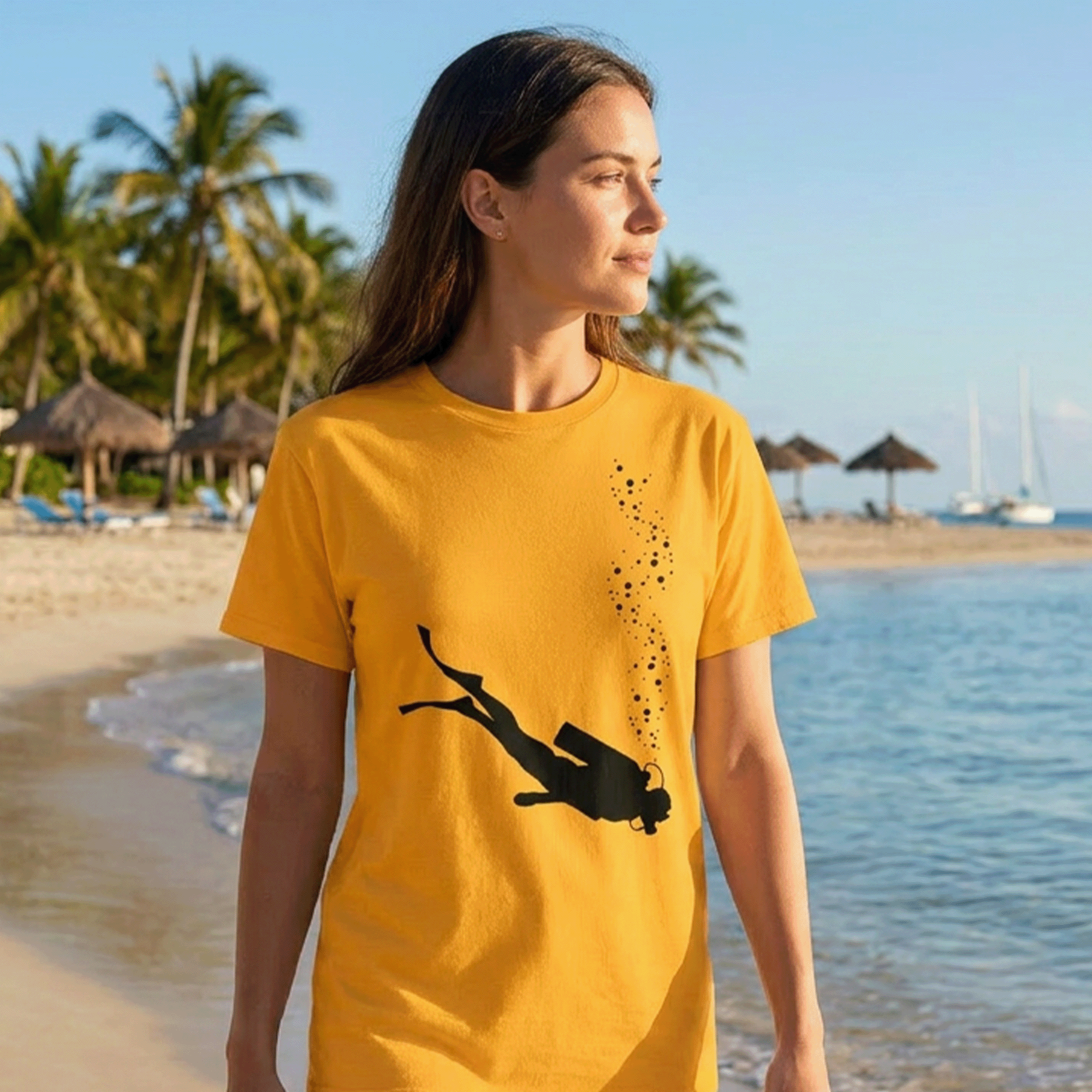 Scuba Diver Sports DryBlend® T-Shirt