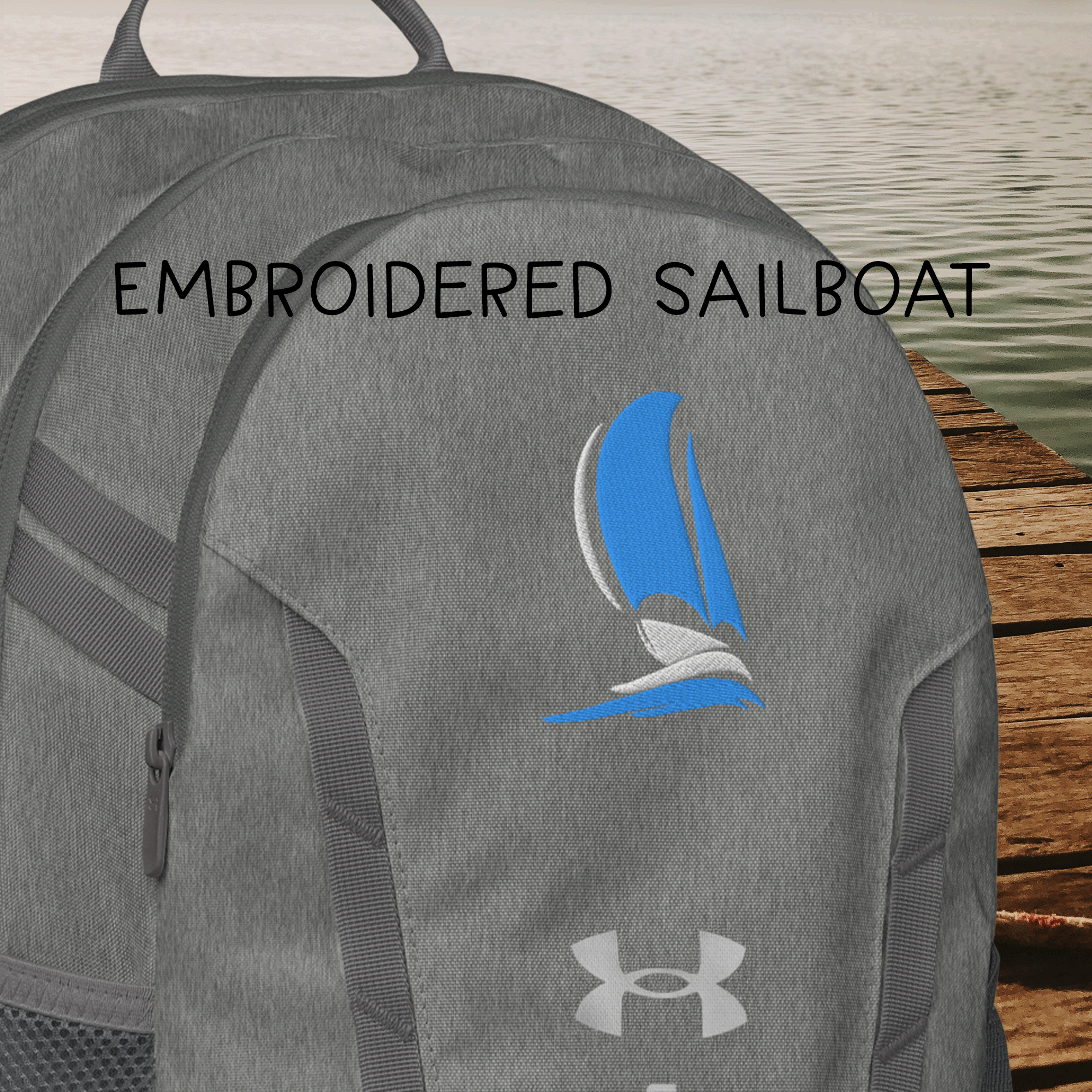 Embroidered Sailboat Under Armour® Backpack