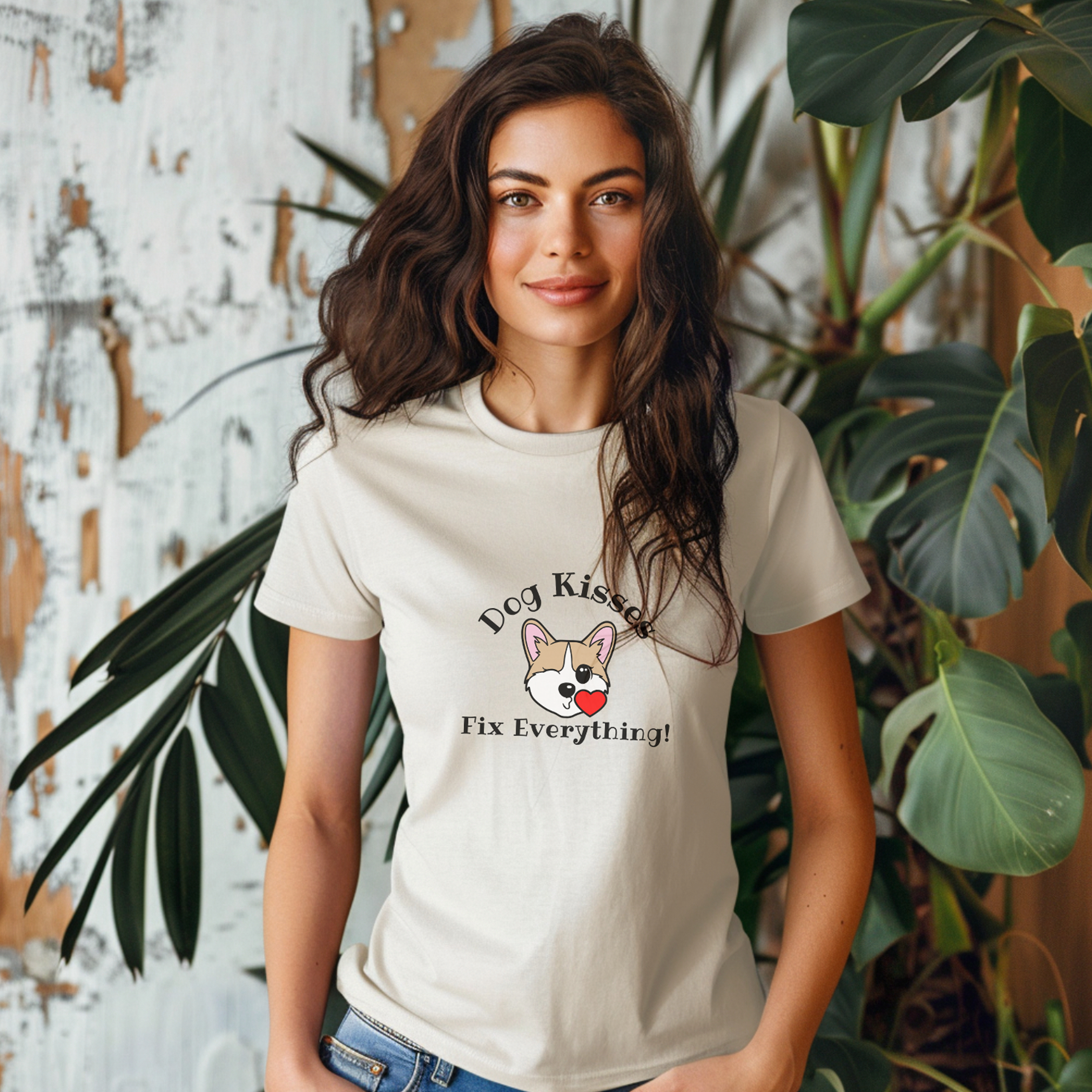 Dog Kisses Fix Everything T-shirt