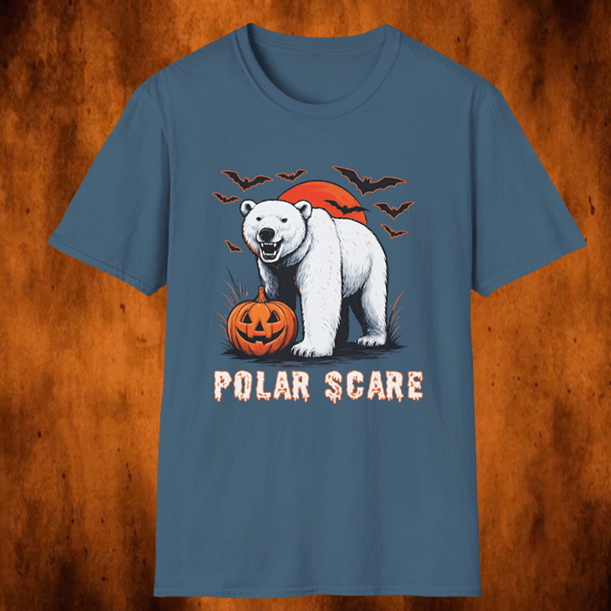 Halloween Polar Bear Graphic Tee