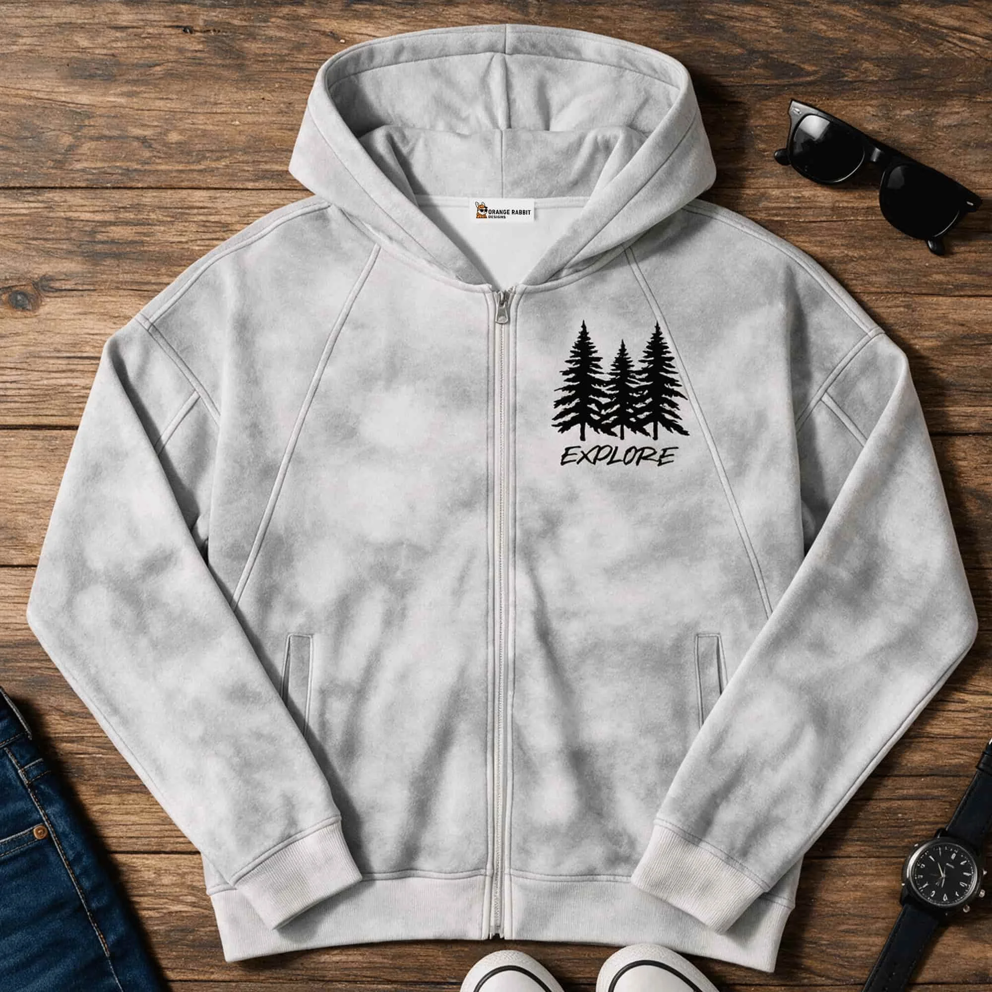 Explore Pine Tree Fleece Hoodie & Sweatpants